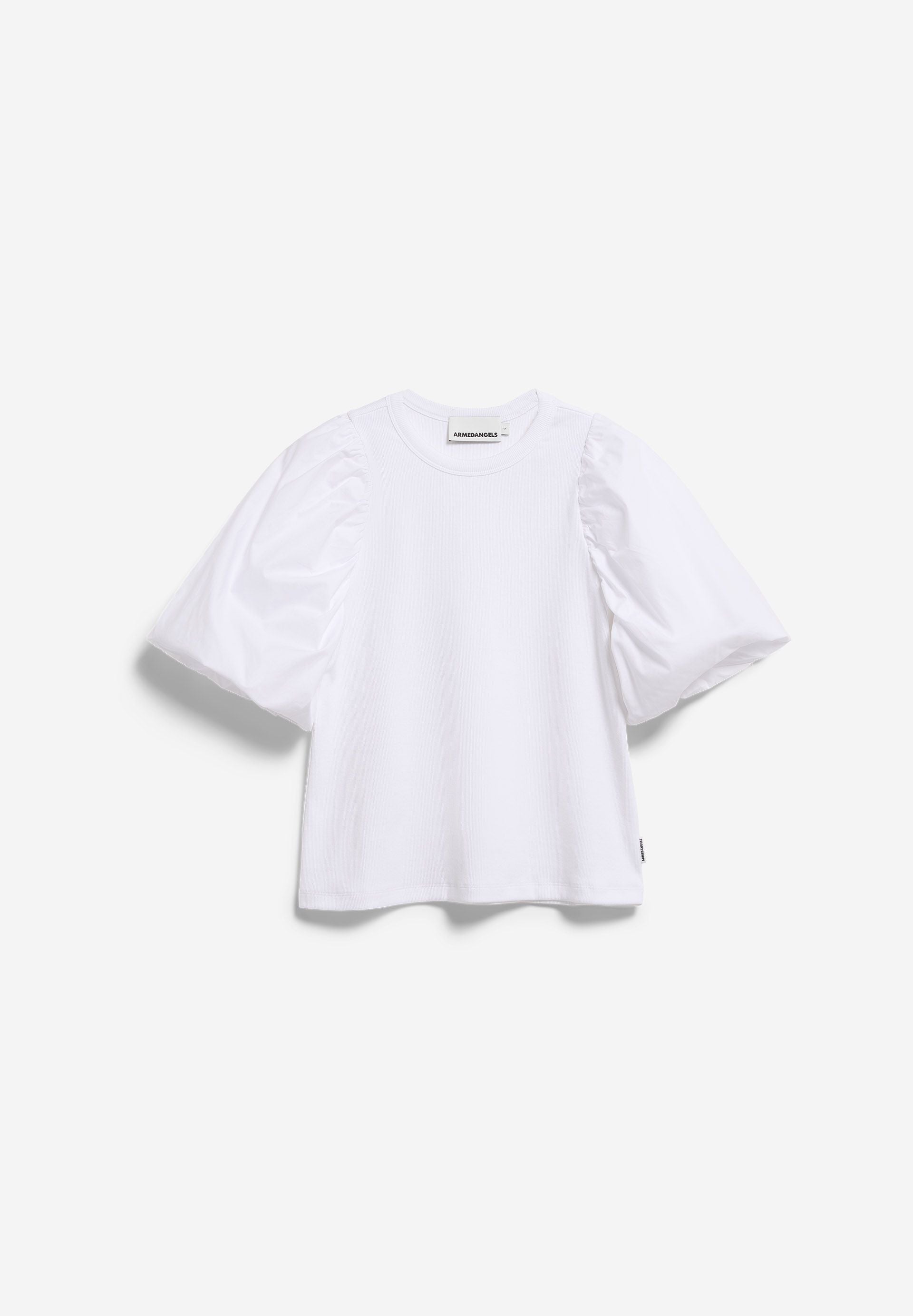 Puff Sleeve T-Shirt - white