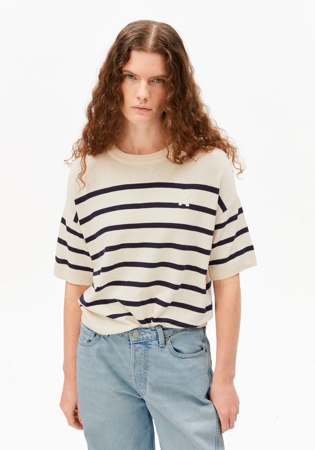 S SL LINEN BLEND KNIT SWEATER