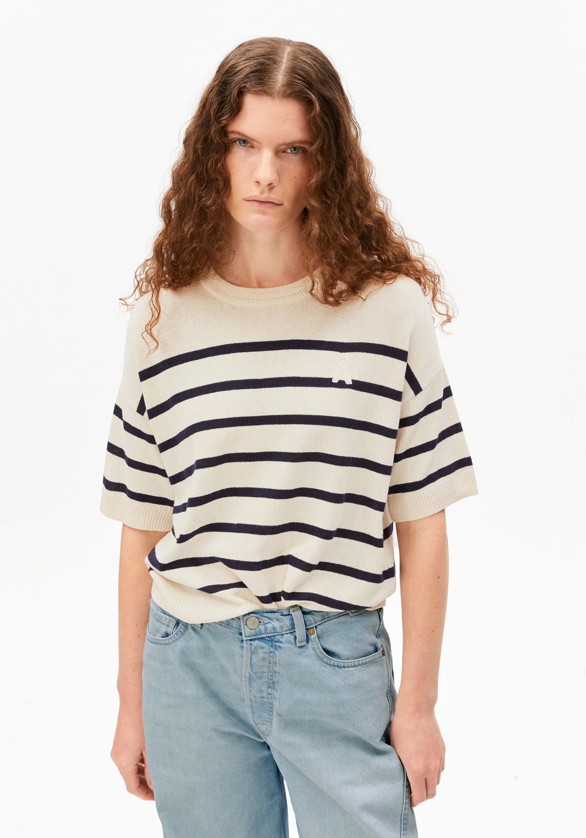 S SL LINEN BLEND KNIT SWEATER