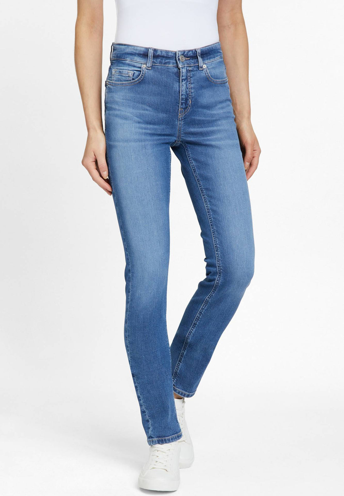 Slim Fit Mid Waist basic blue used 09:00