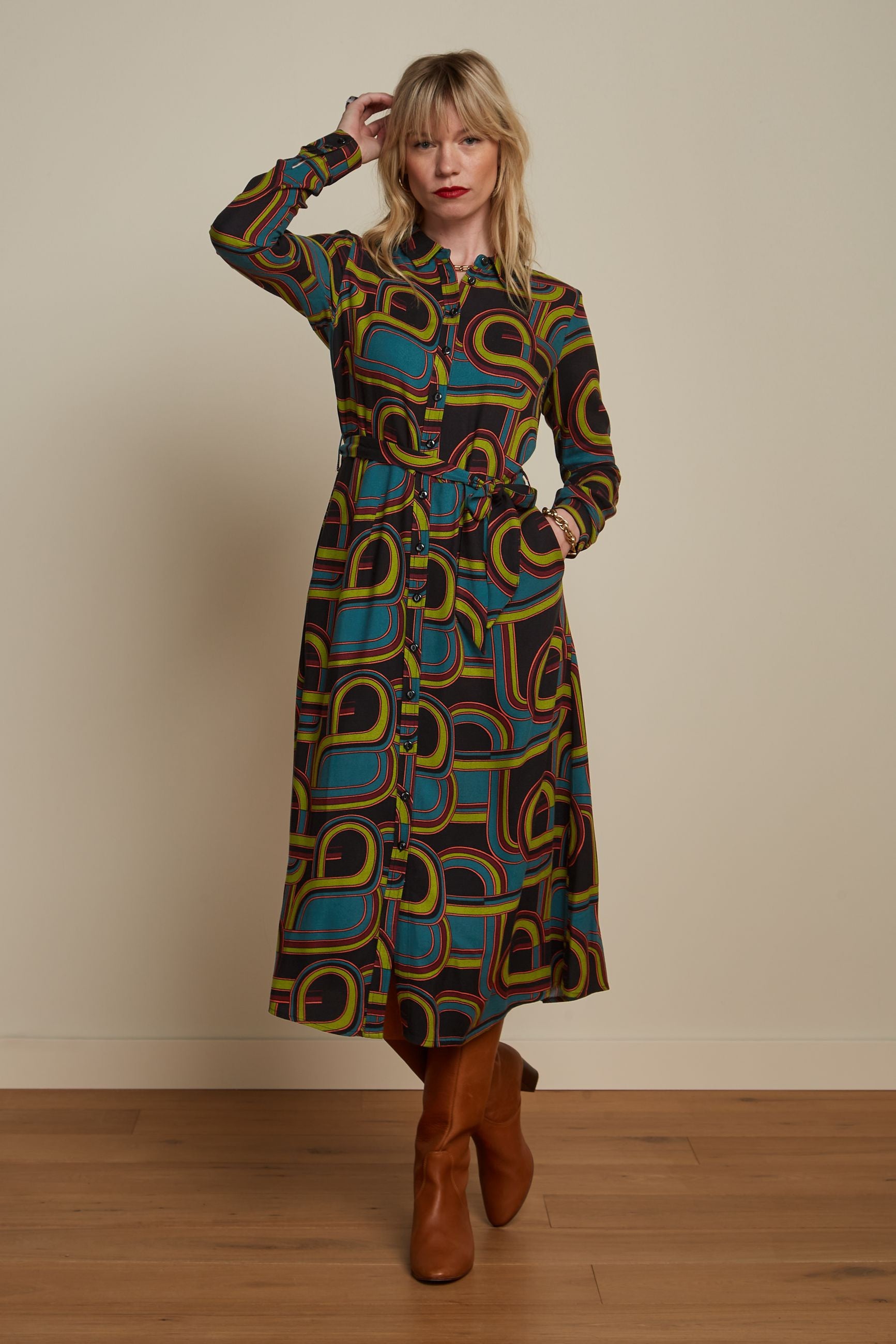 Rosie Midi Dress Zappa