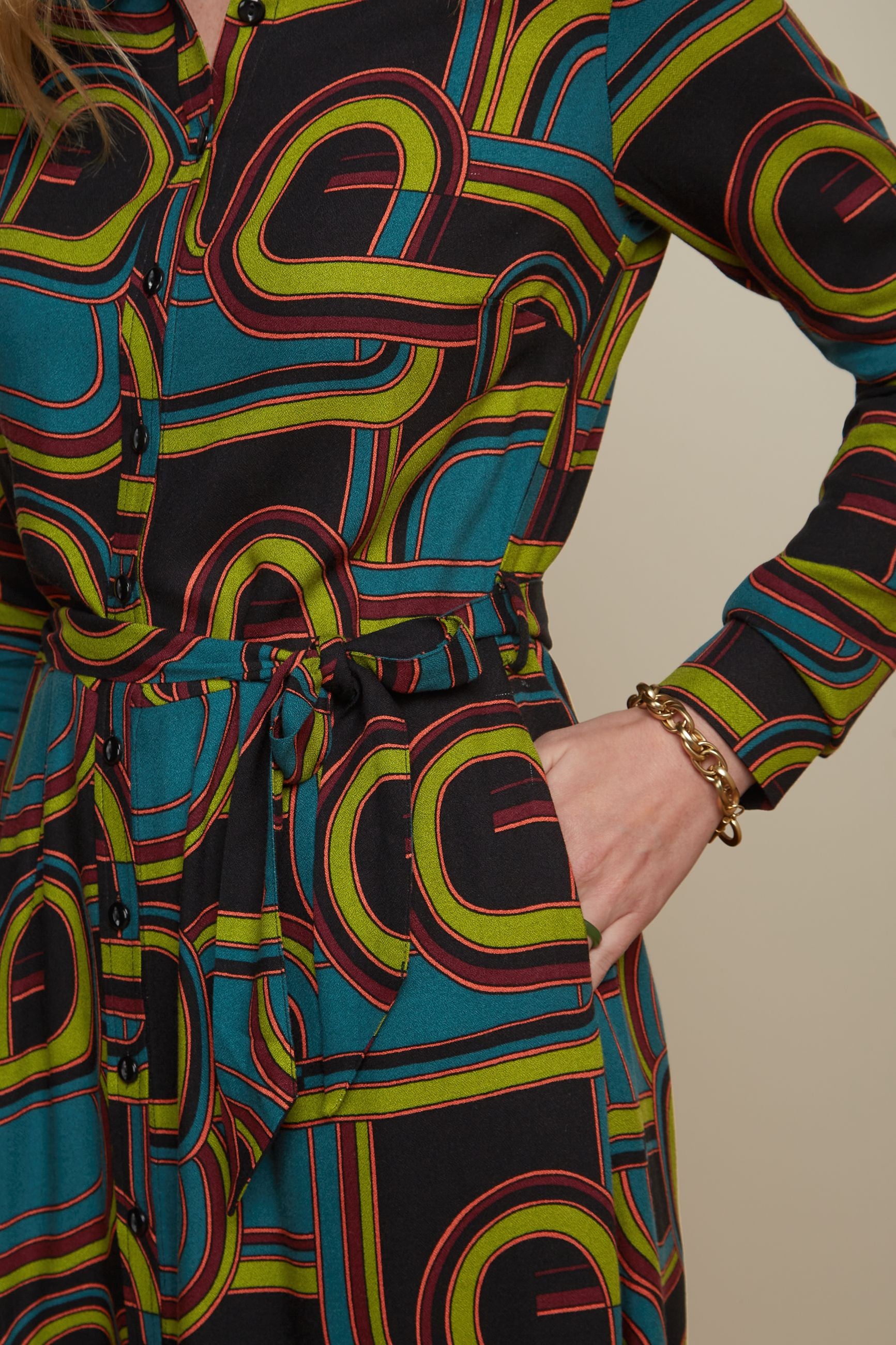 Rosie Midi Dress Zappa