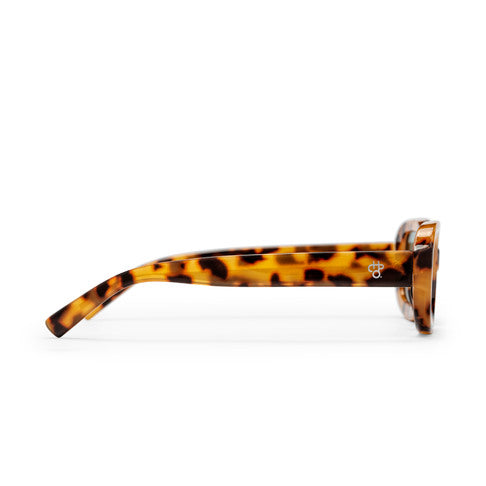 Sonnenbrille Havana – Leopard & Turquoise