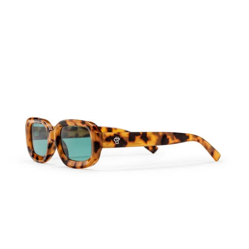 Sonnenbrille Havana – Leopard & Turquoise