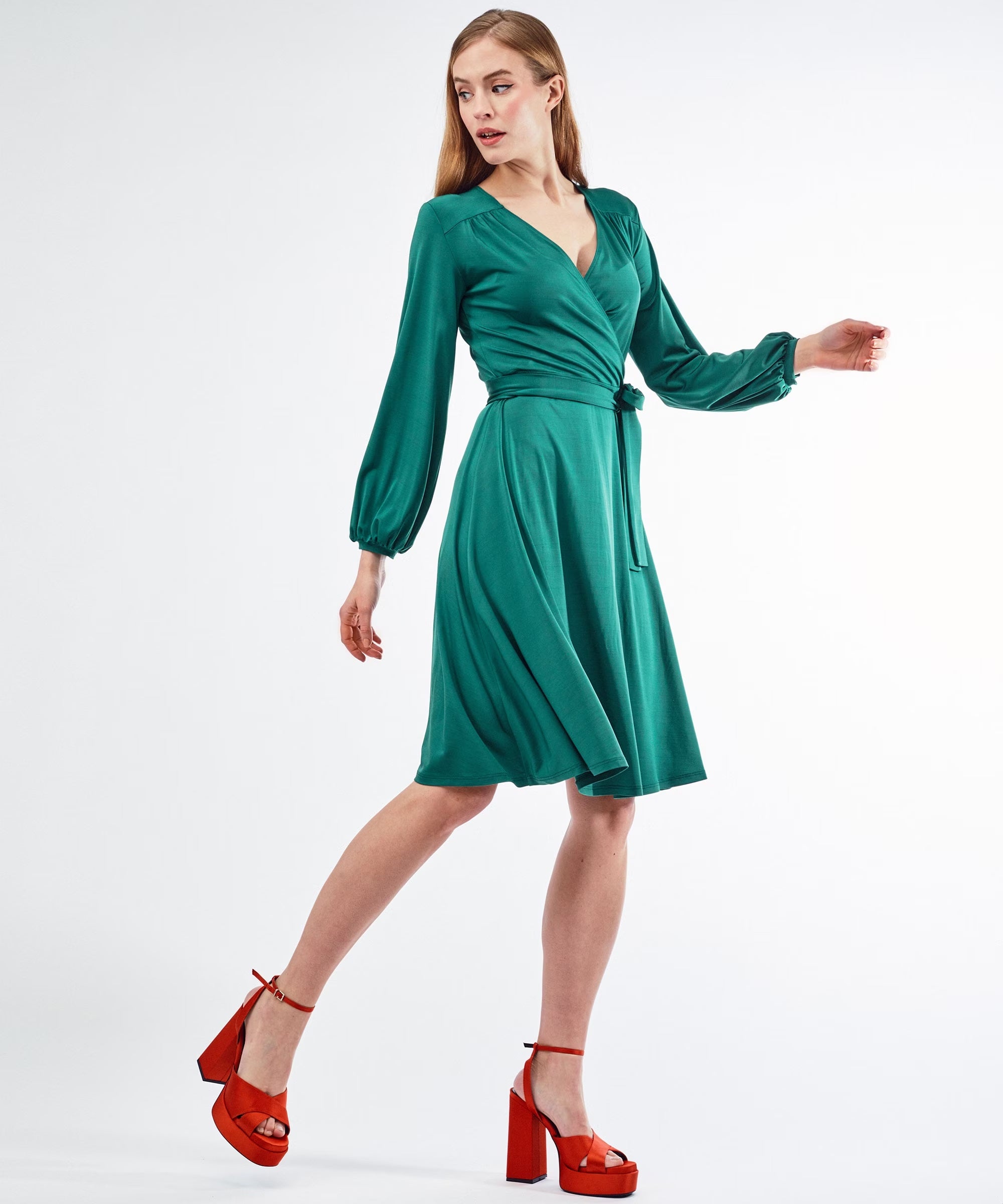 ANNIE Kleid aus Viskosemischung