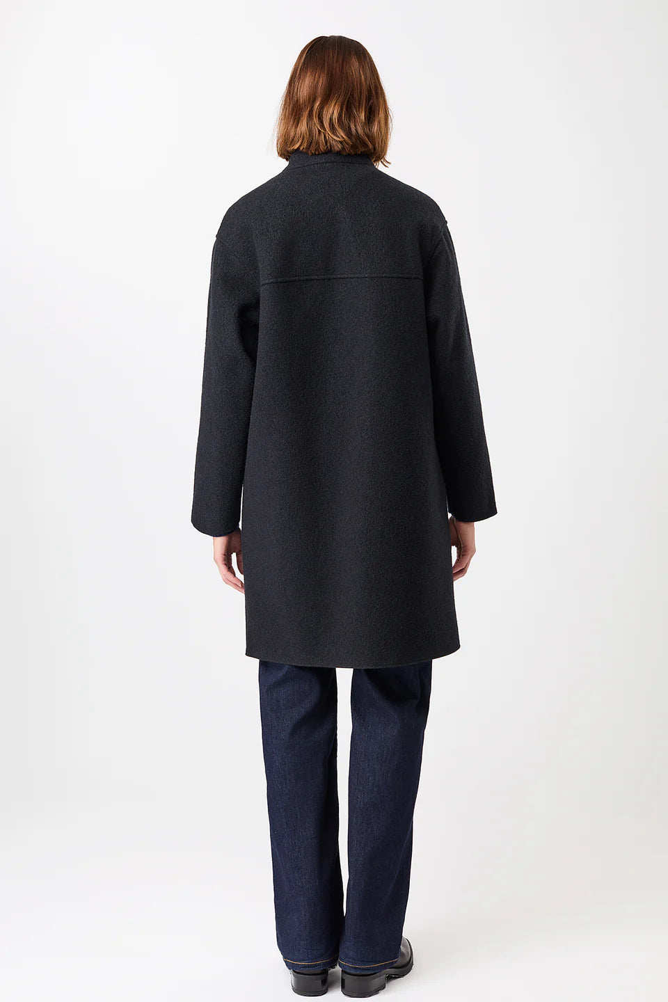 Women Coat Pennfield II carbon Kurzmantel mit hohem Kragen