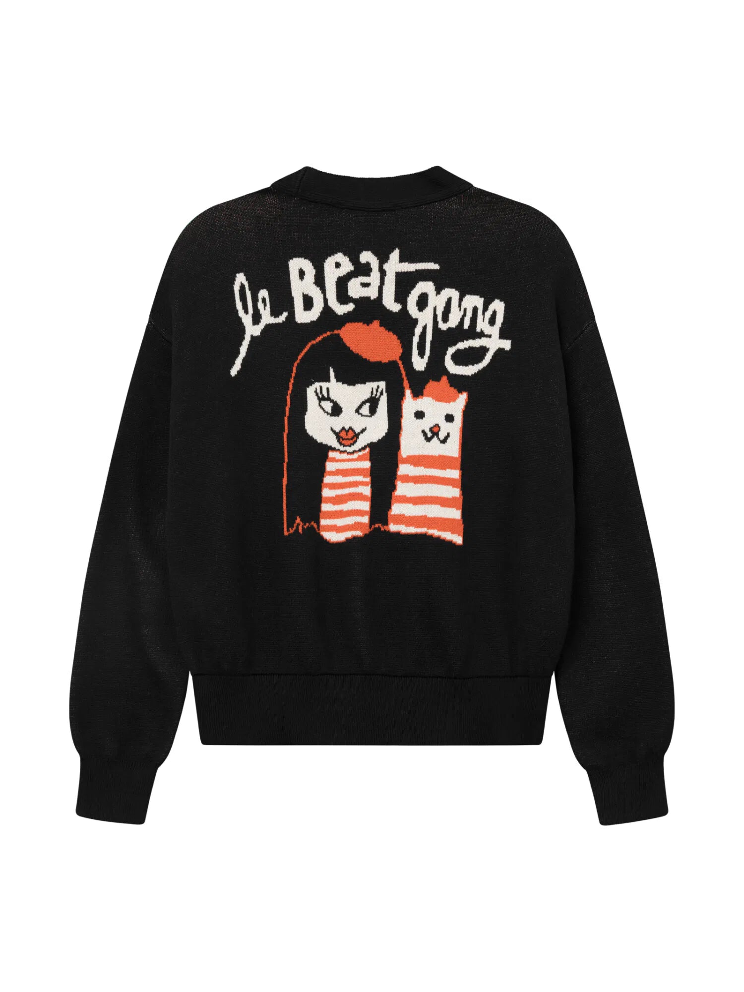 LE BEAT GANG – Strickjacke aus Bio Baumwolle