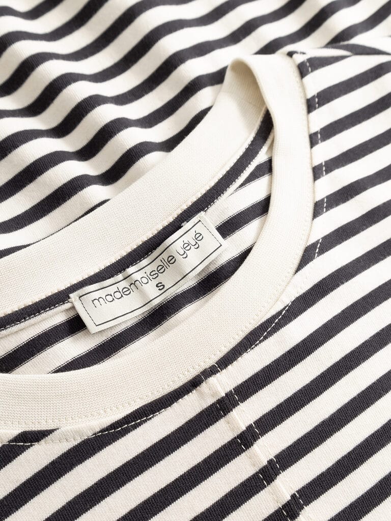 DRIFT FLAIR TOP Langarmshirt mit Rippbündchen aus Bio-Baumwolle