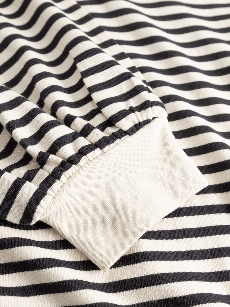 DRIFT FLAIR TOP Langarmshirt mit Rippbündchen aus Bio-Baumwolle