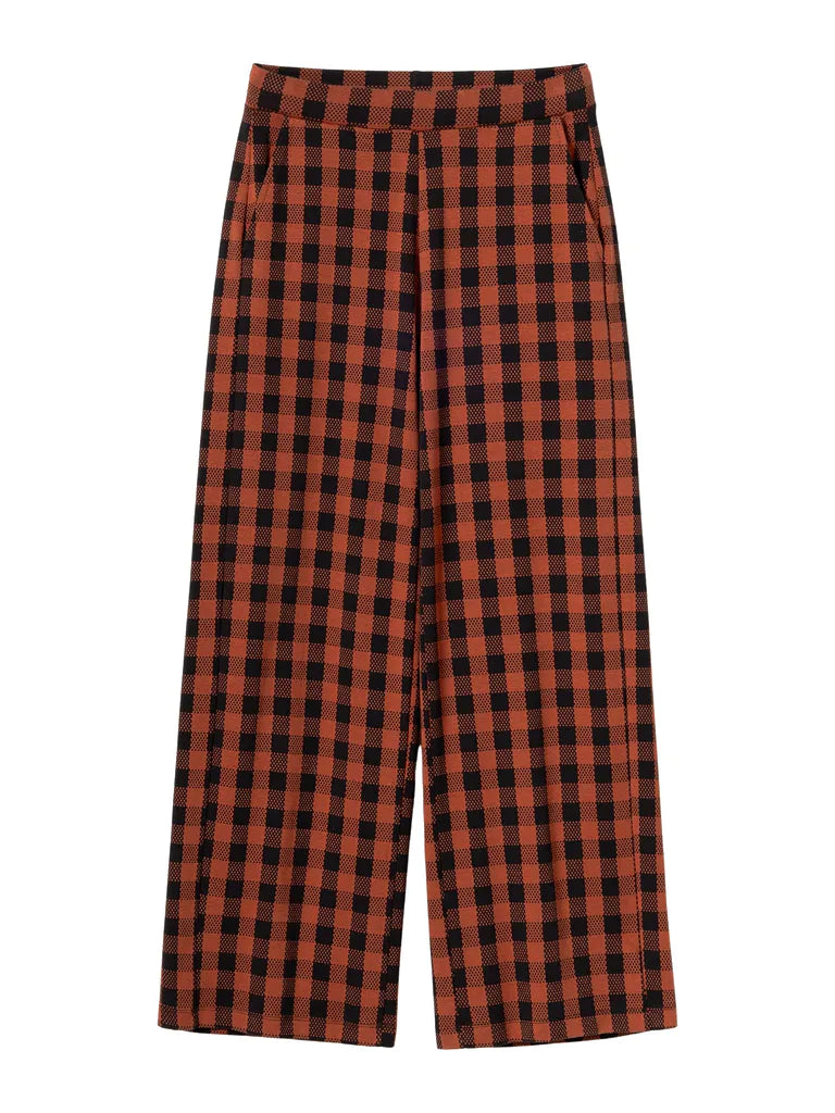 Strickhose mit weitem Bein aus Bio-Baumwolle Relaxed Rhythm Trousers