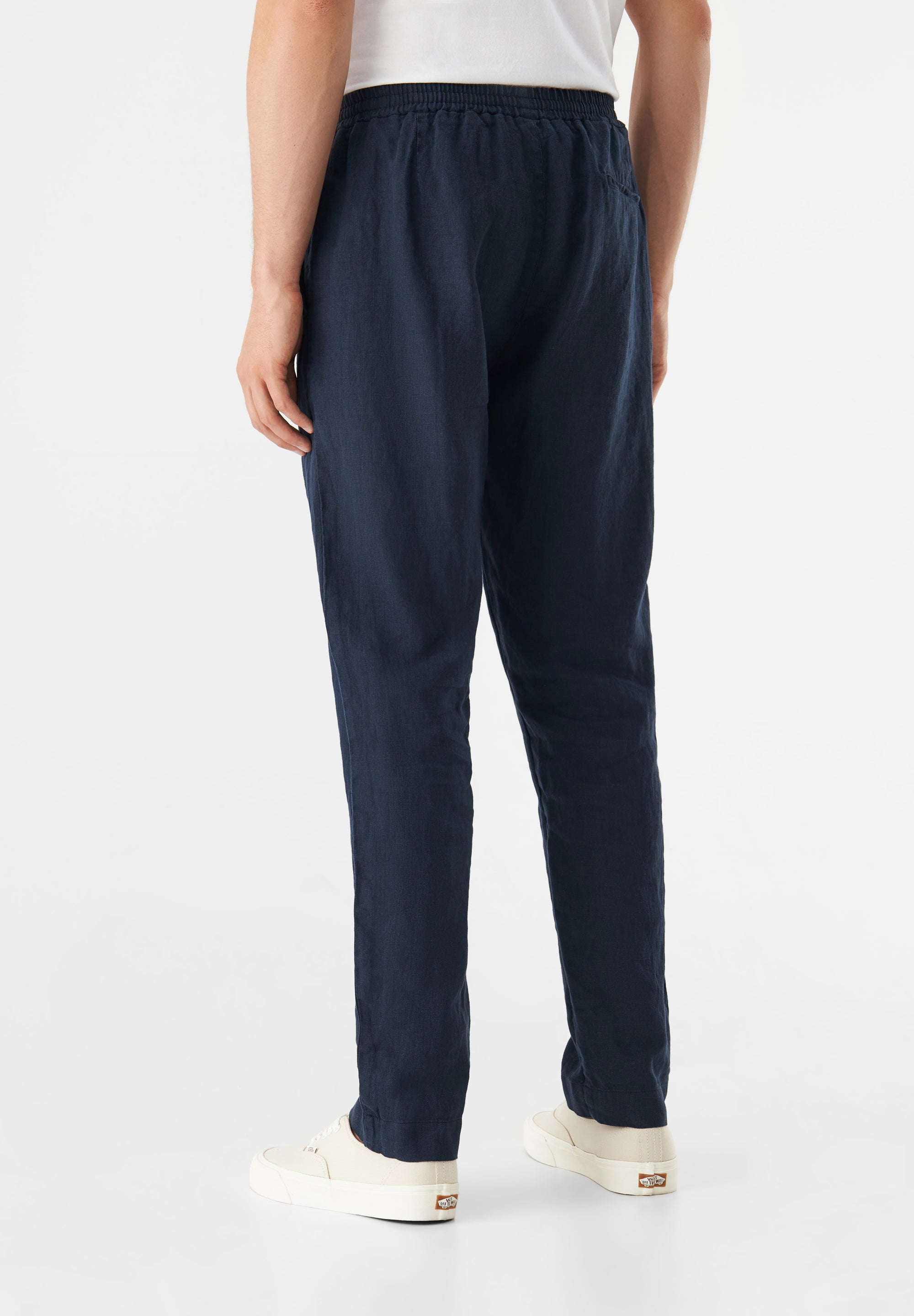 Komfortable Hose Eric in Midnight Blue (Linen)
