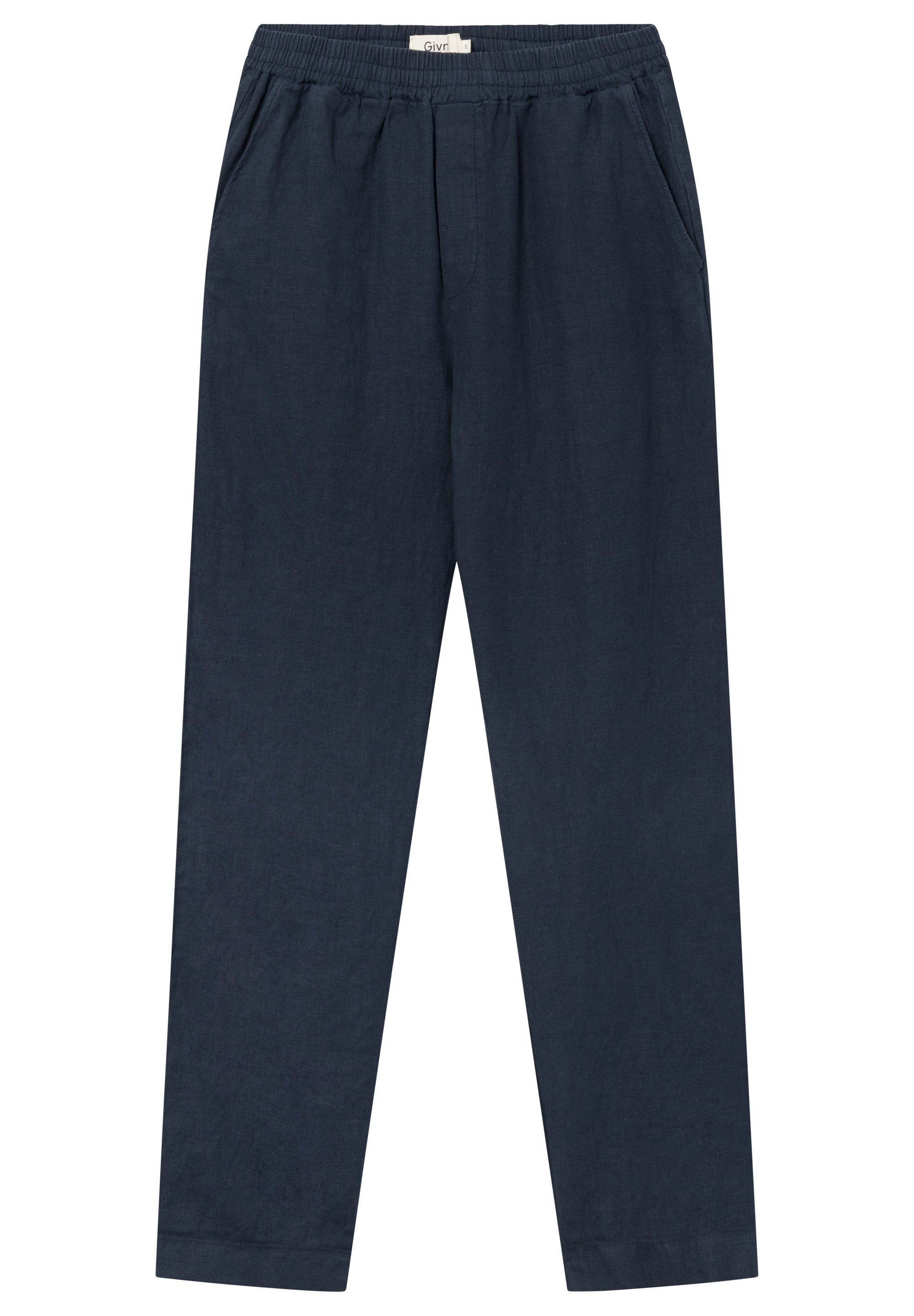 Komfortable Hose Eric in Midnight Blue (Linen)