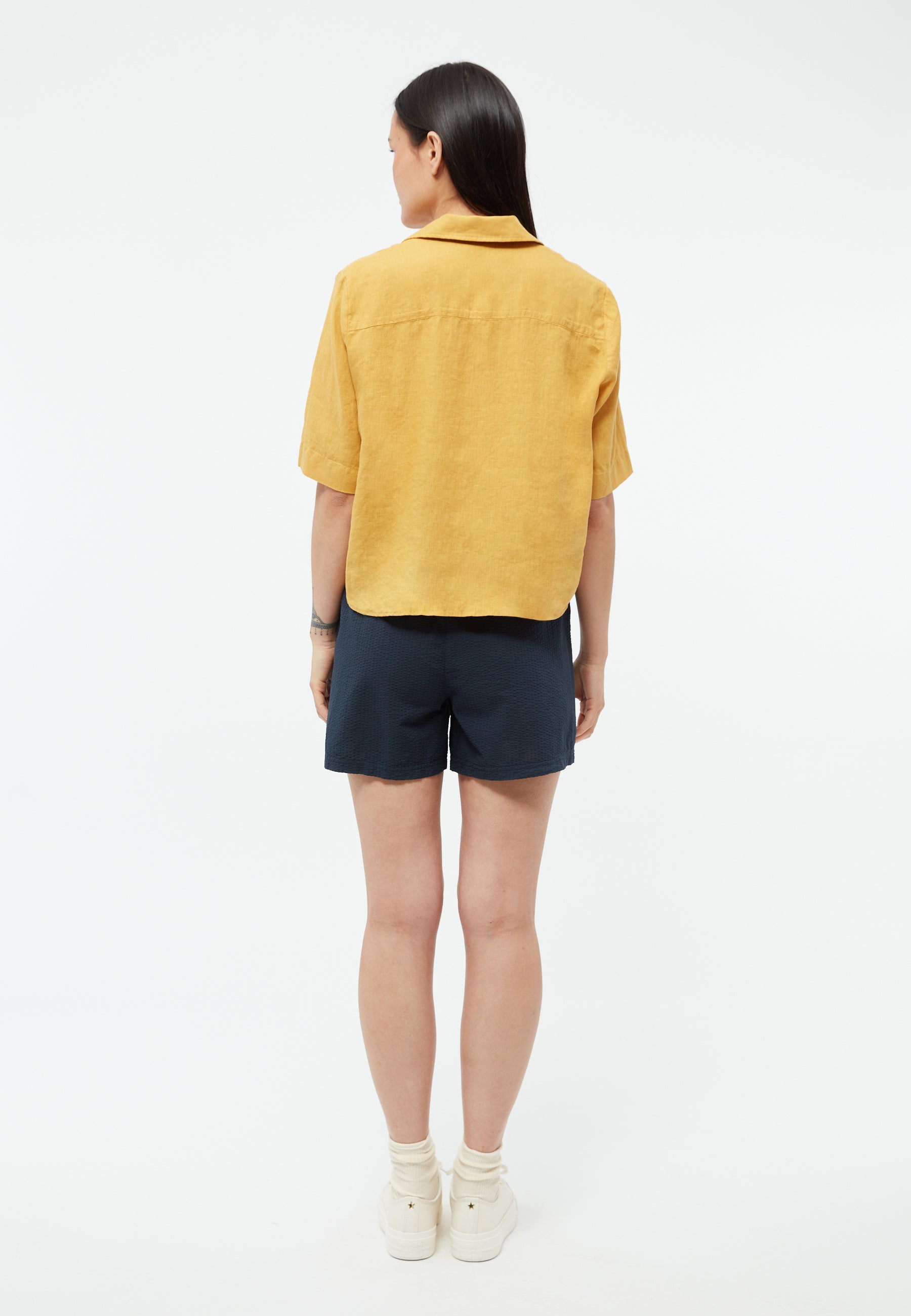 Strukturierte Shorts – Bio Baumwolle