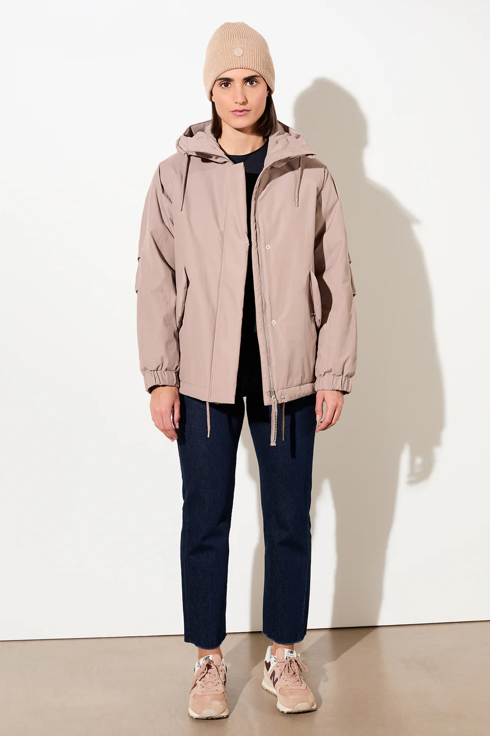 Women Jacket Killeen short Wattierter Kurzparka in lockerem Volumen