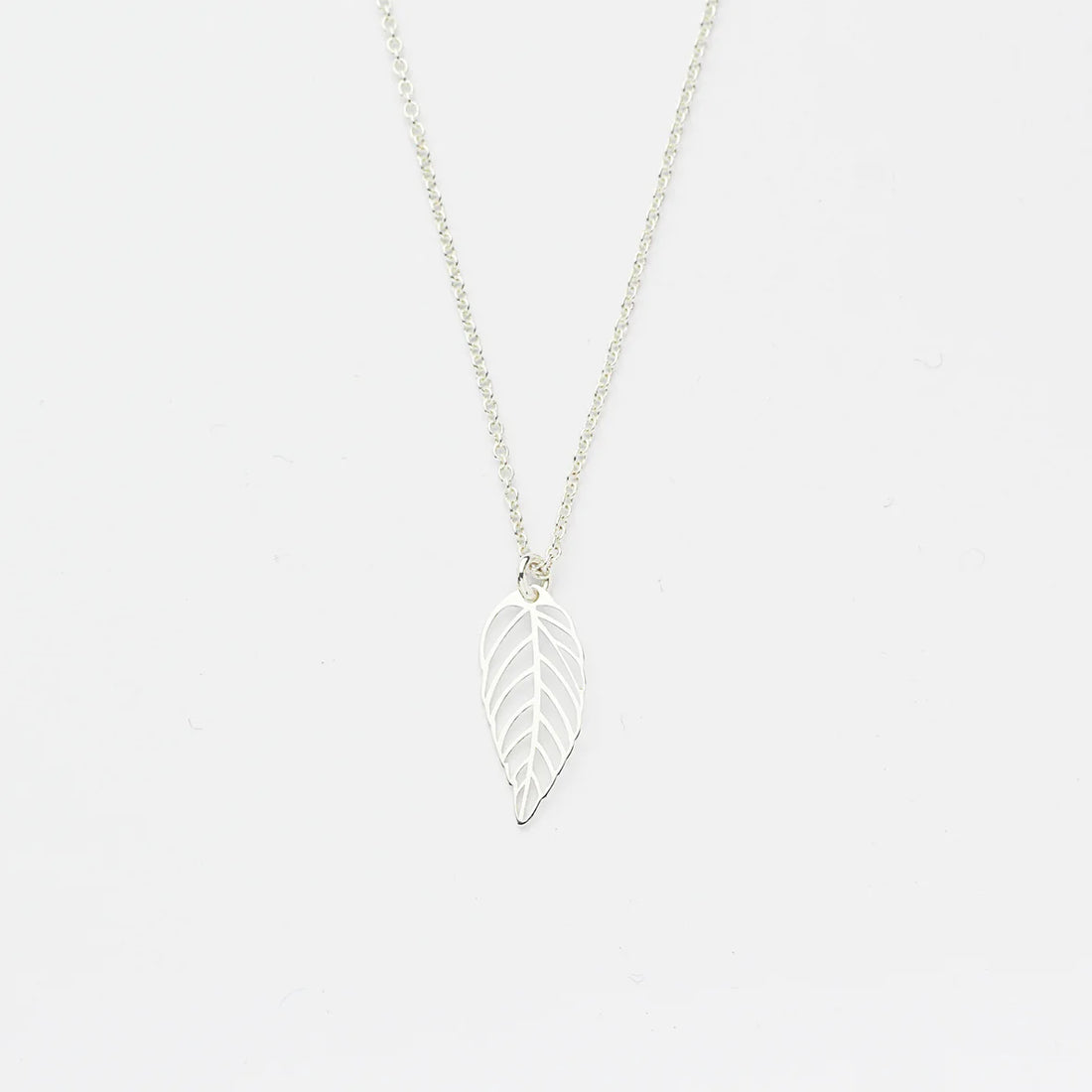 Kette "Cut Out Leaf" silber