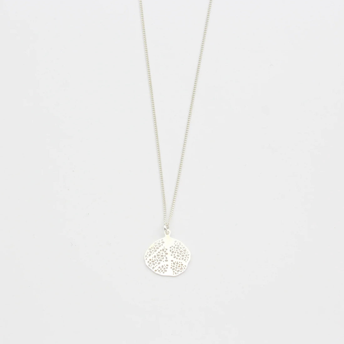 Kette Small Coral Leaf in Silber