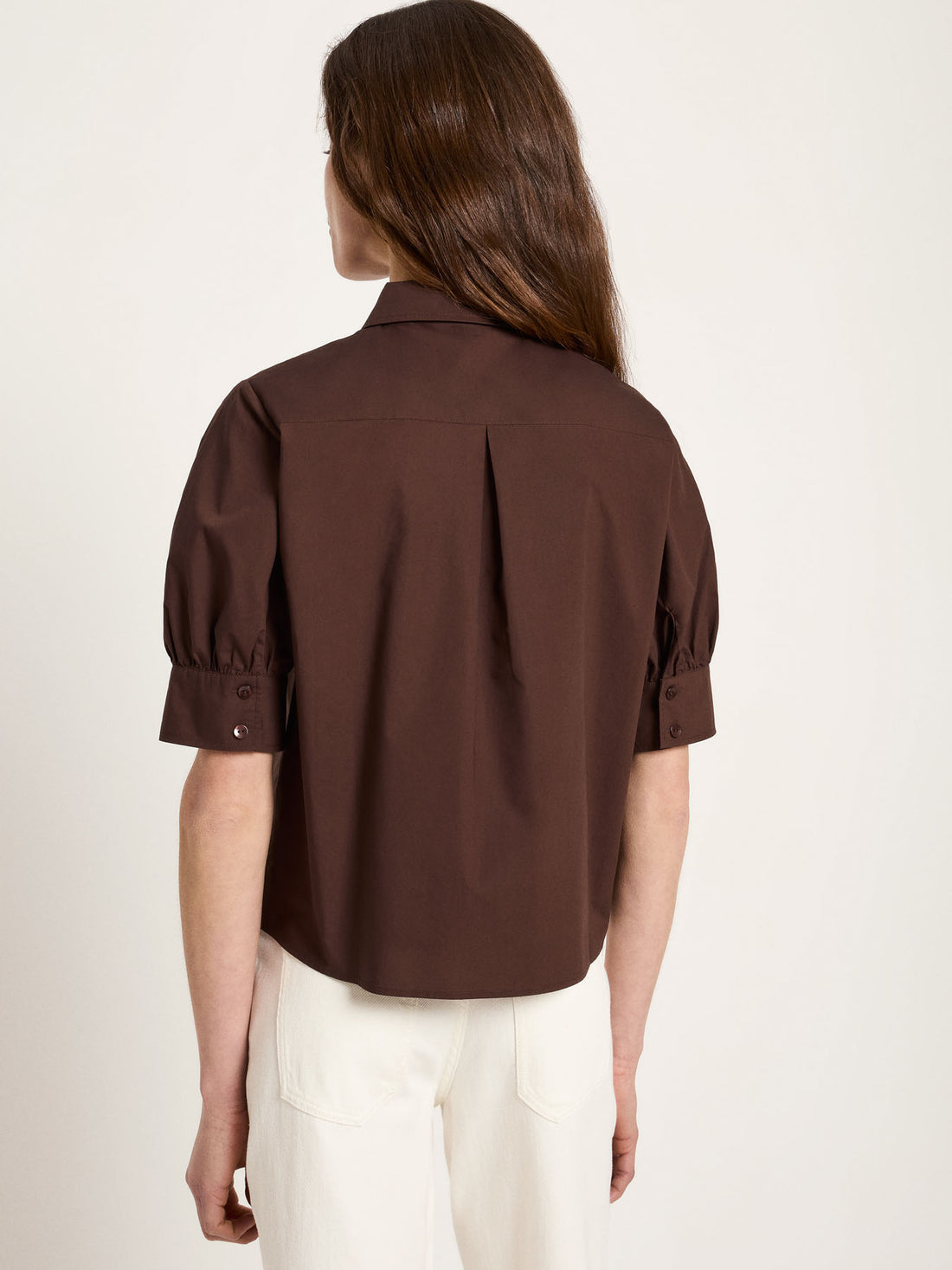 Bluse mit Puffärmeln aus Bio-Baumwolle (GOTS)