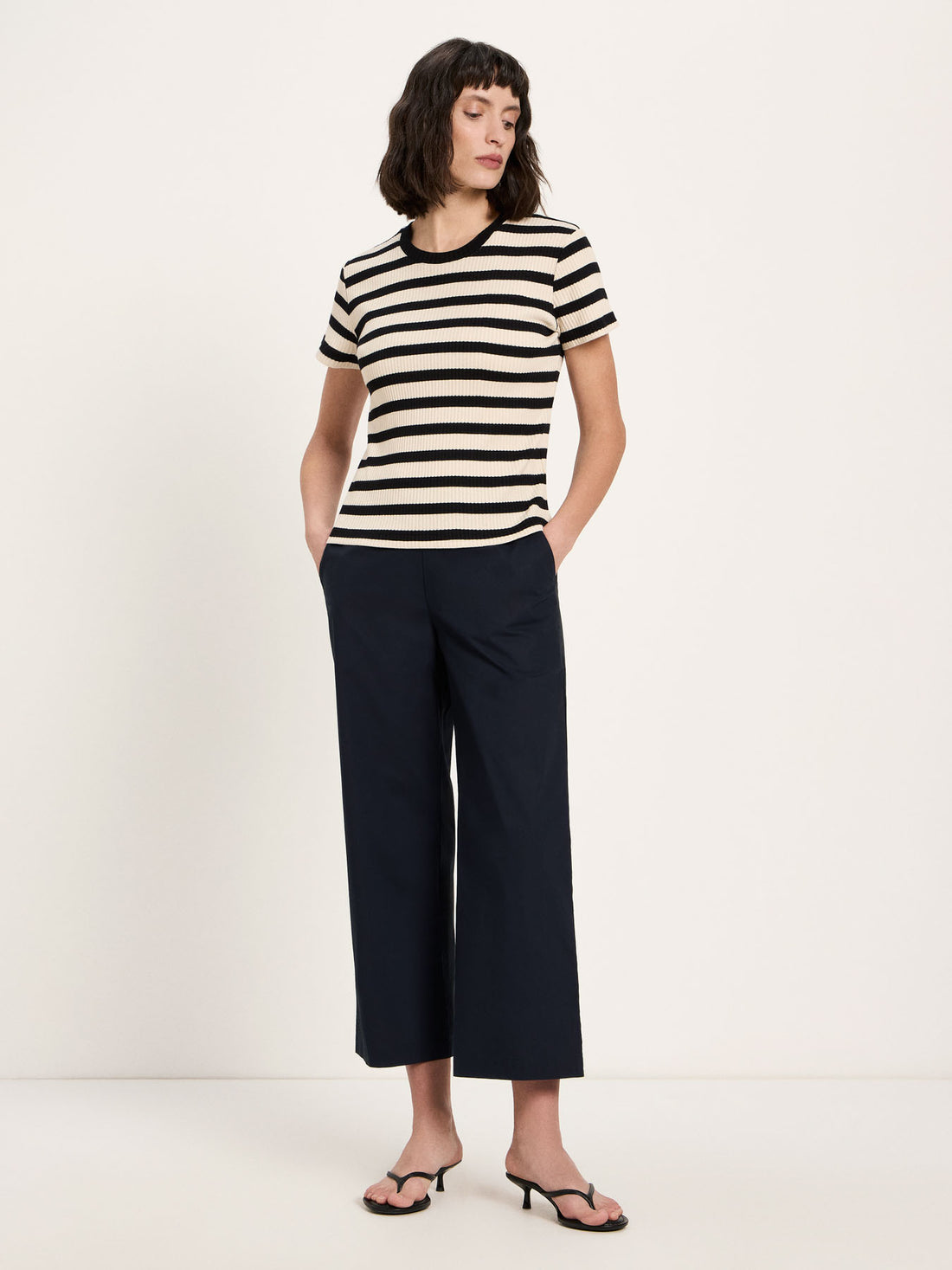 Gestreiftes Shirt – GOTS-zertifiziert & PETA-Approved Vegan