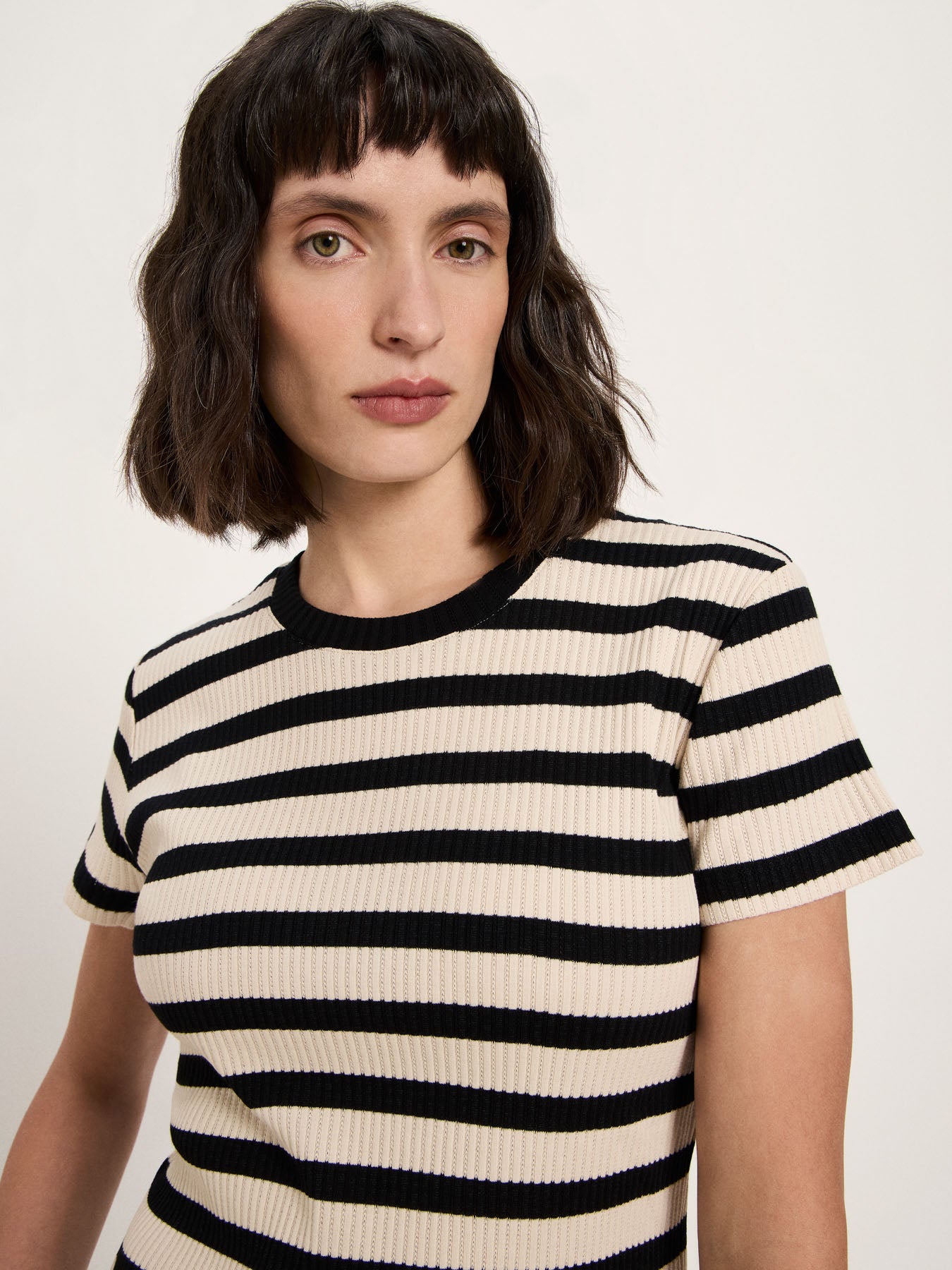 Gestreiftes Shirt – GOTS-zertifiziert & PETA-Approved Vegan