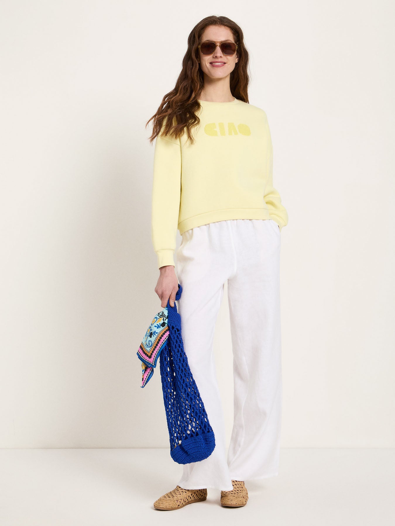 Statement-Sweatshirt „CIAO“ – GOTS-zertifiziert