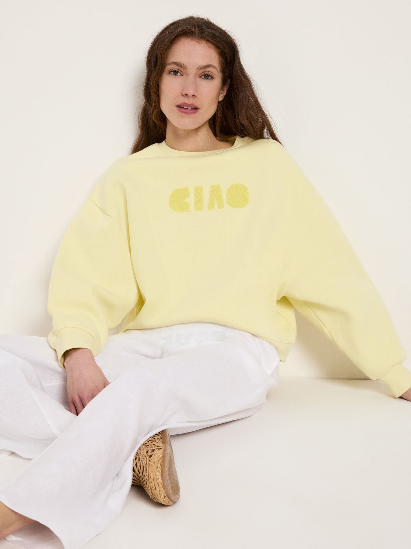 Statement-Sweatshirt „CIAO“ – GOTS-zertifiziert