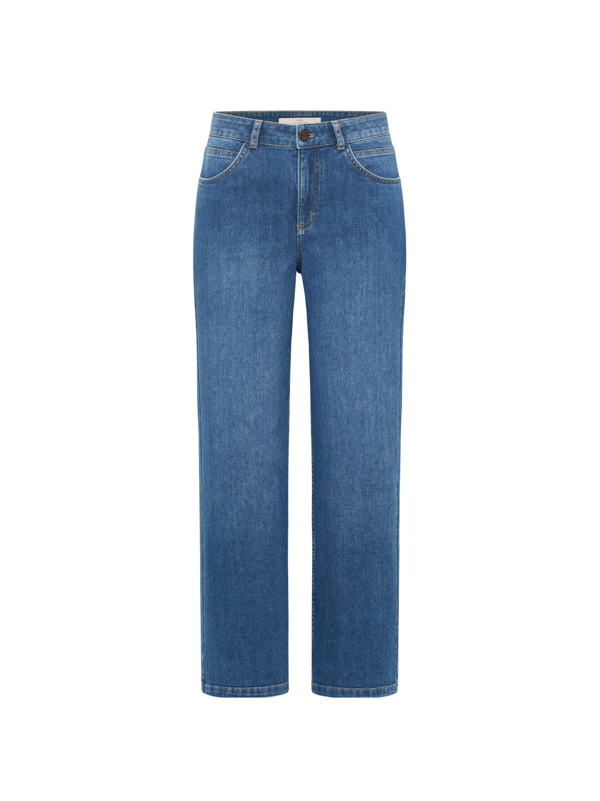 Relaxed Jeans GOTS in Mid Blue Denim aus Bio-Baumwolle