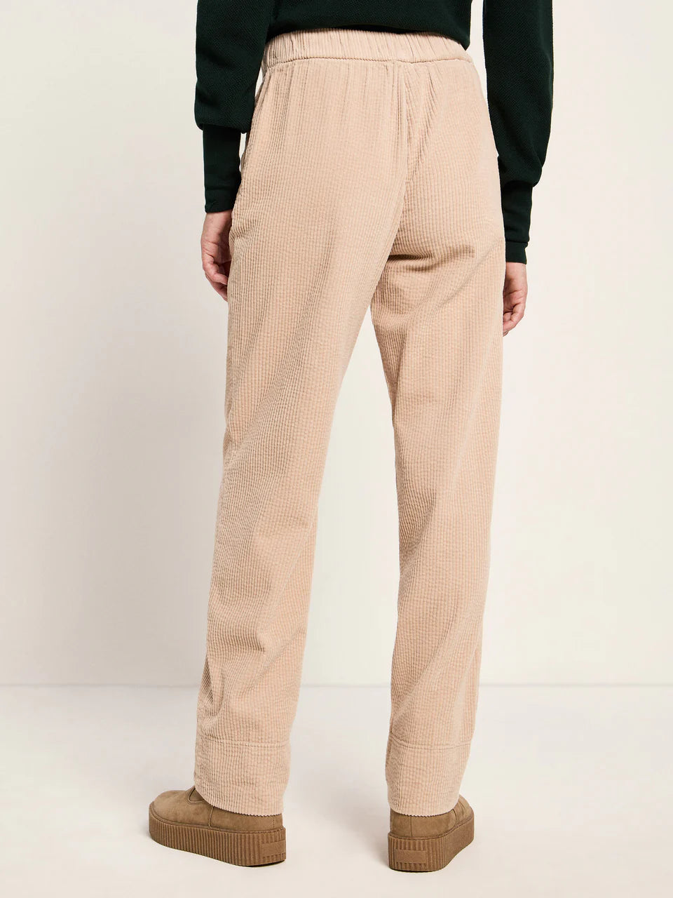 Kord Hose mit Gummizug (GOTS) aus Bio-Baumwolle