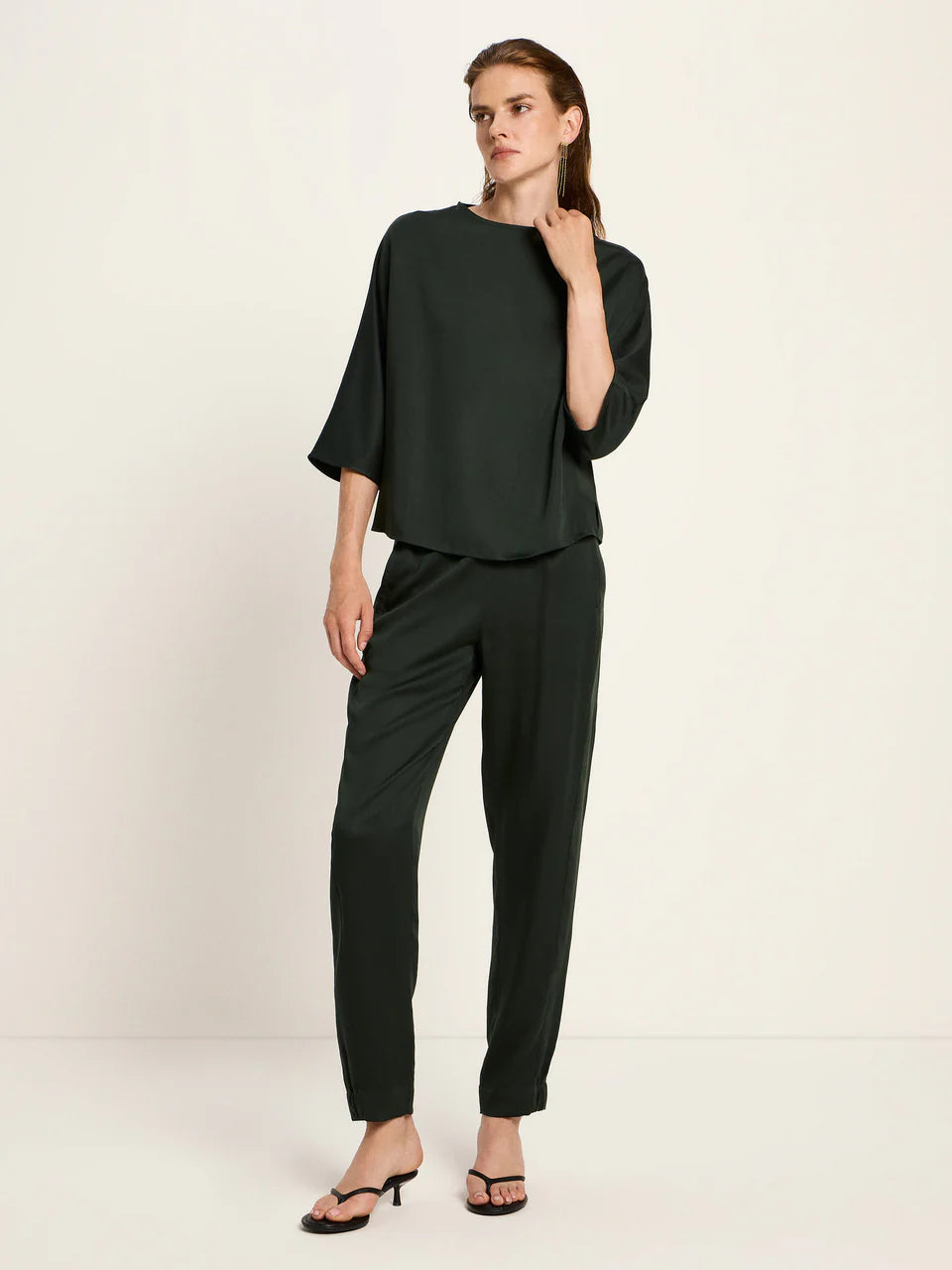 3/4 Arm Bluse aus TENCEL