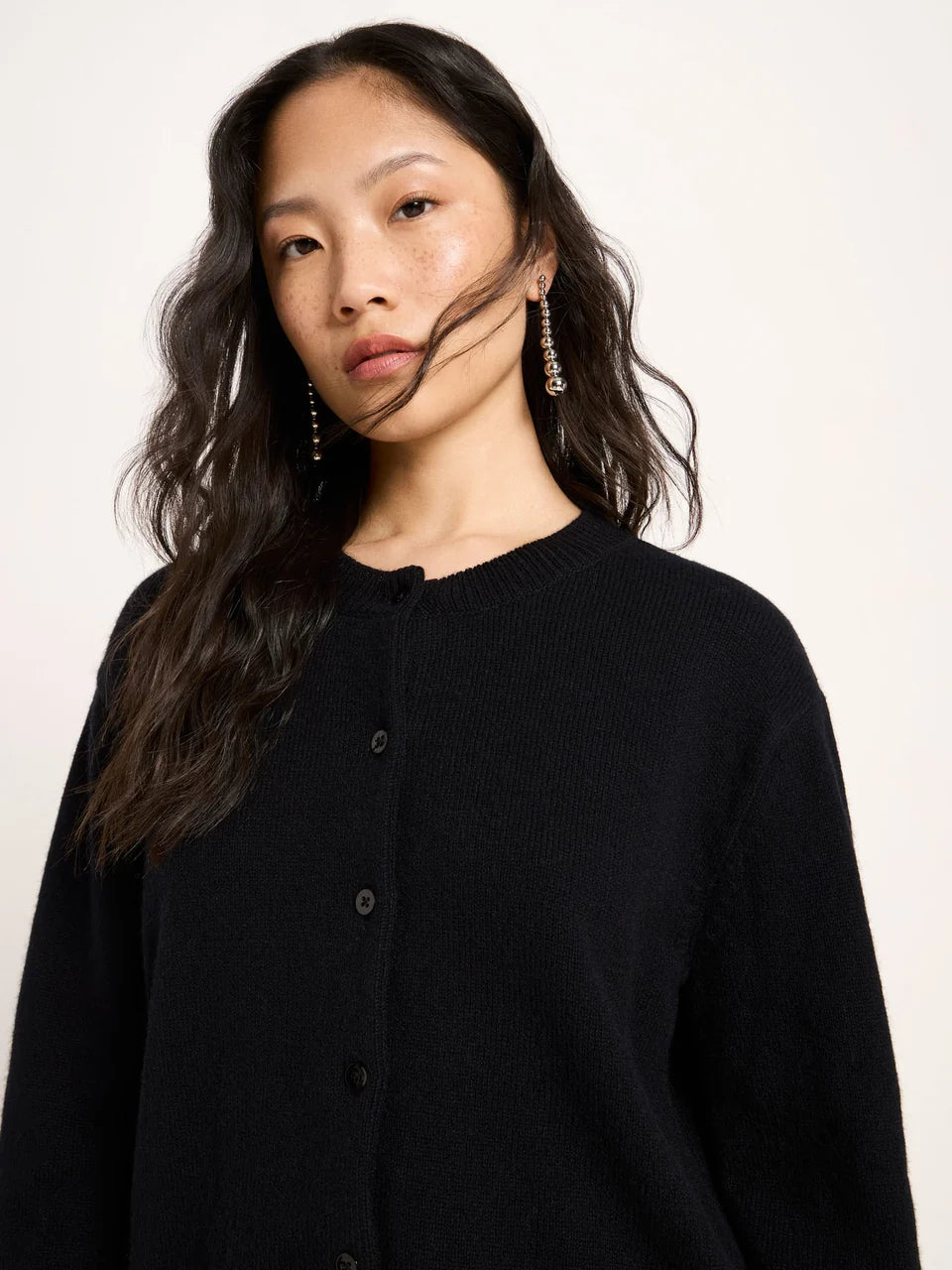 Boxy Strickjacke GOTS