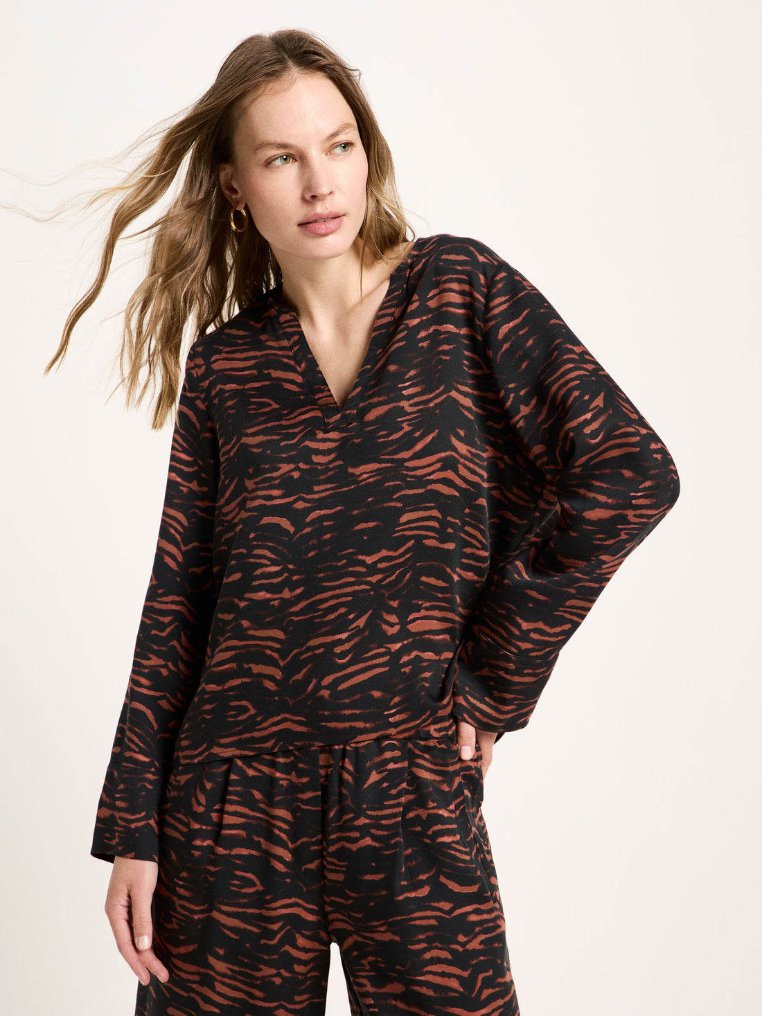 Bluse aus Tencel ™