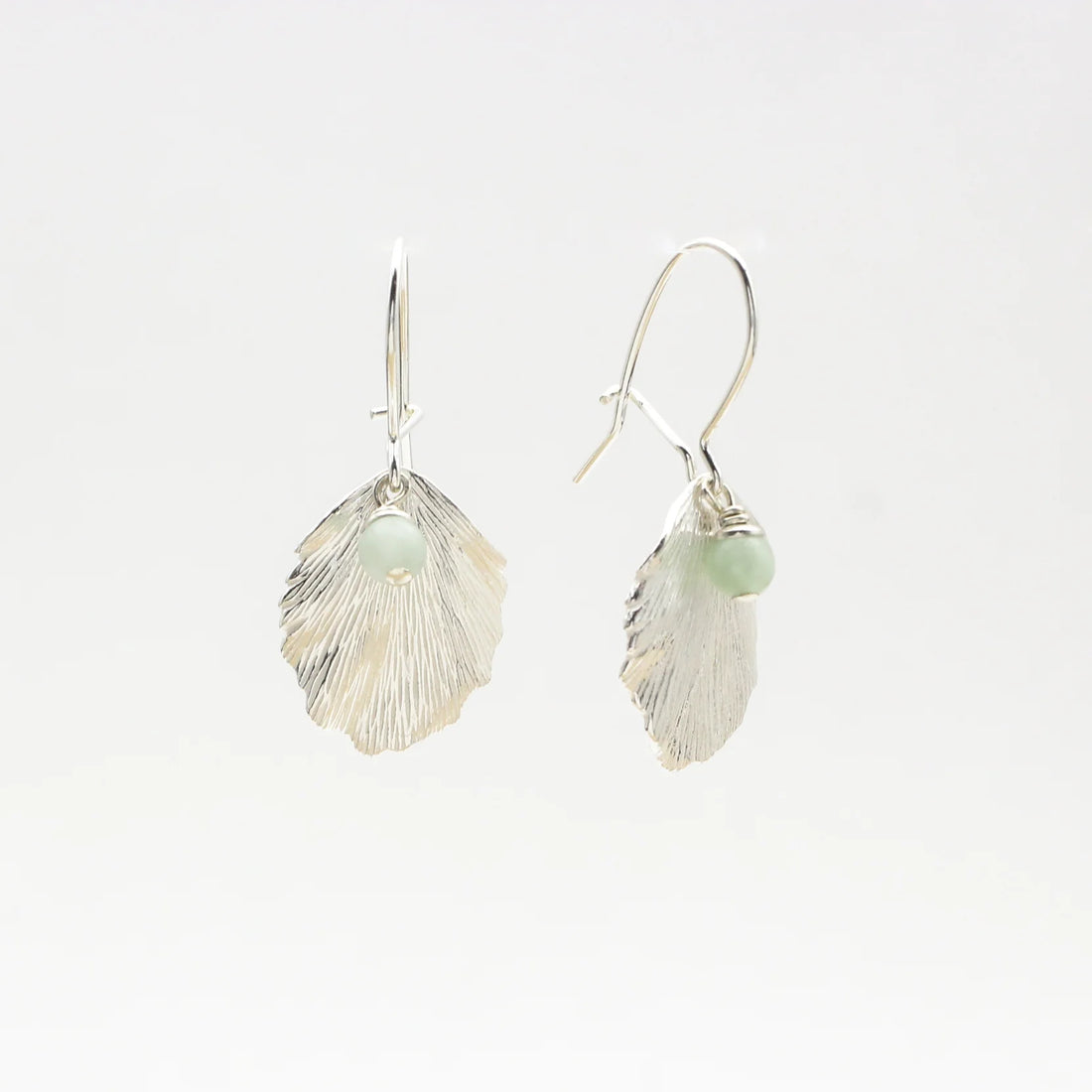 Ohrringe "Hazel Leaf" in Silber