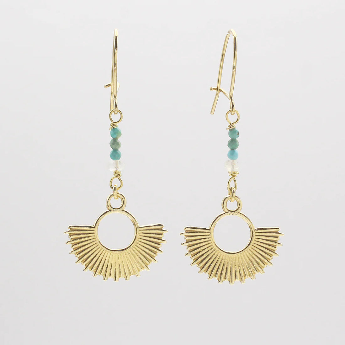 Ohrringe "Sunrise" vergoldet