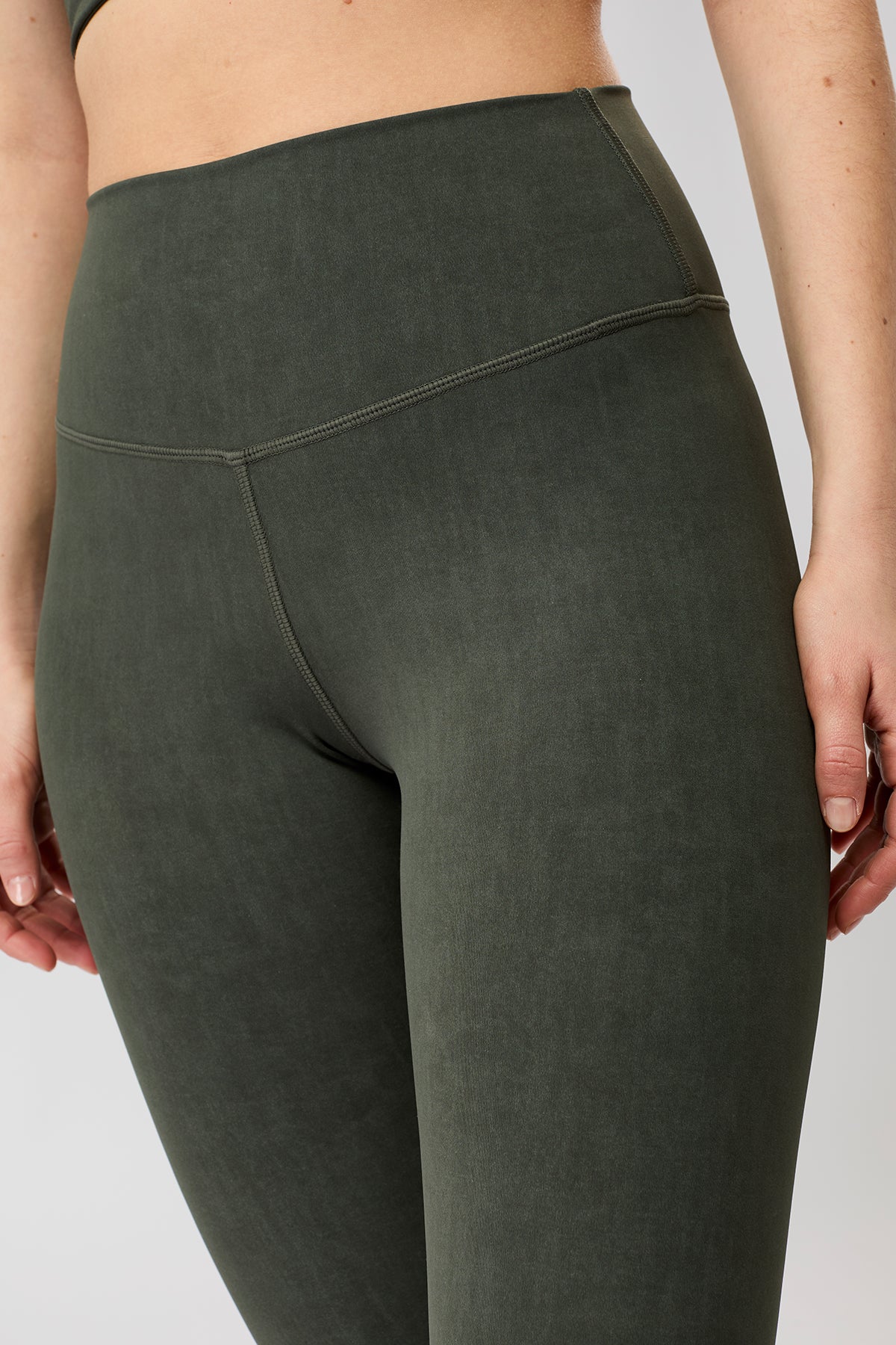TIGHTS Monoprinted High Waist Legging mit Mono-Print