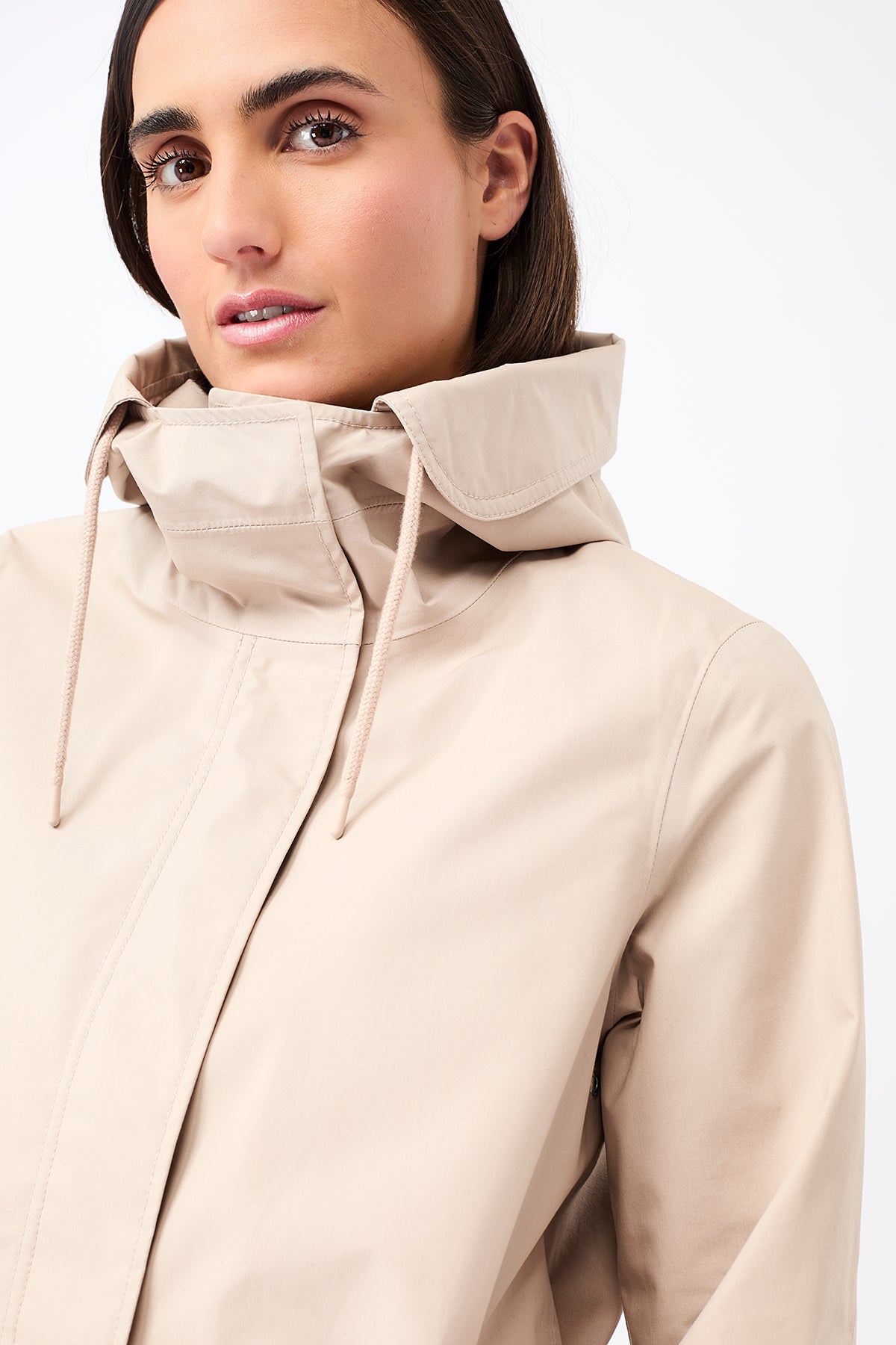 Kurzer Regenparka „Lismore“ – Blush