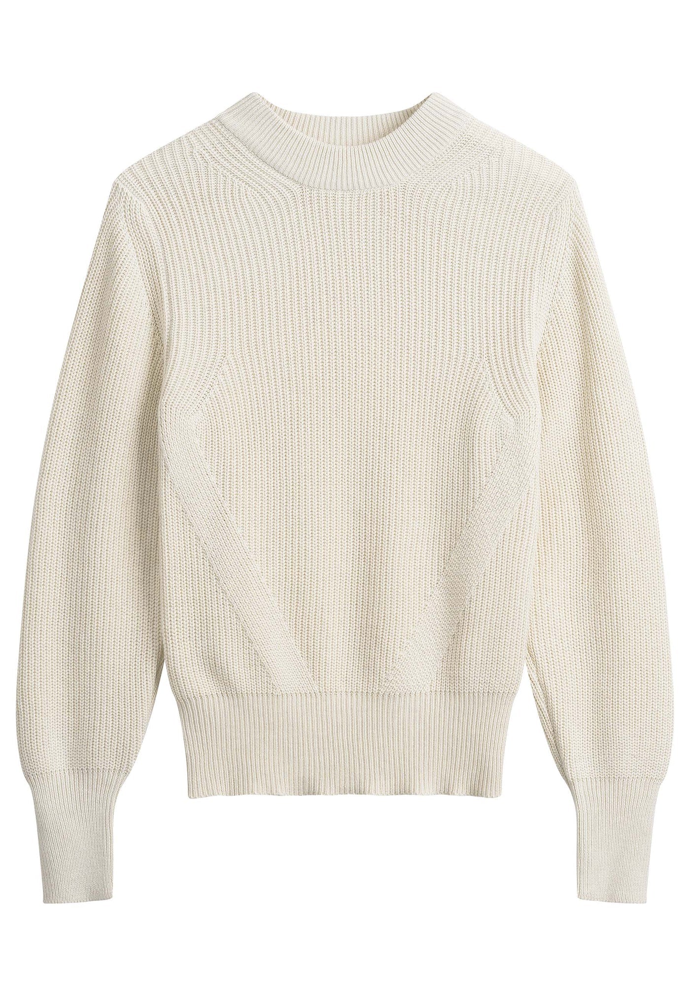 Strickpullover RIYA cream melange Bio Baumwolle