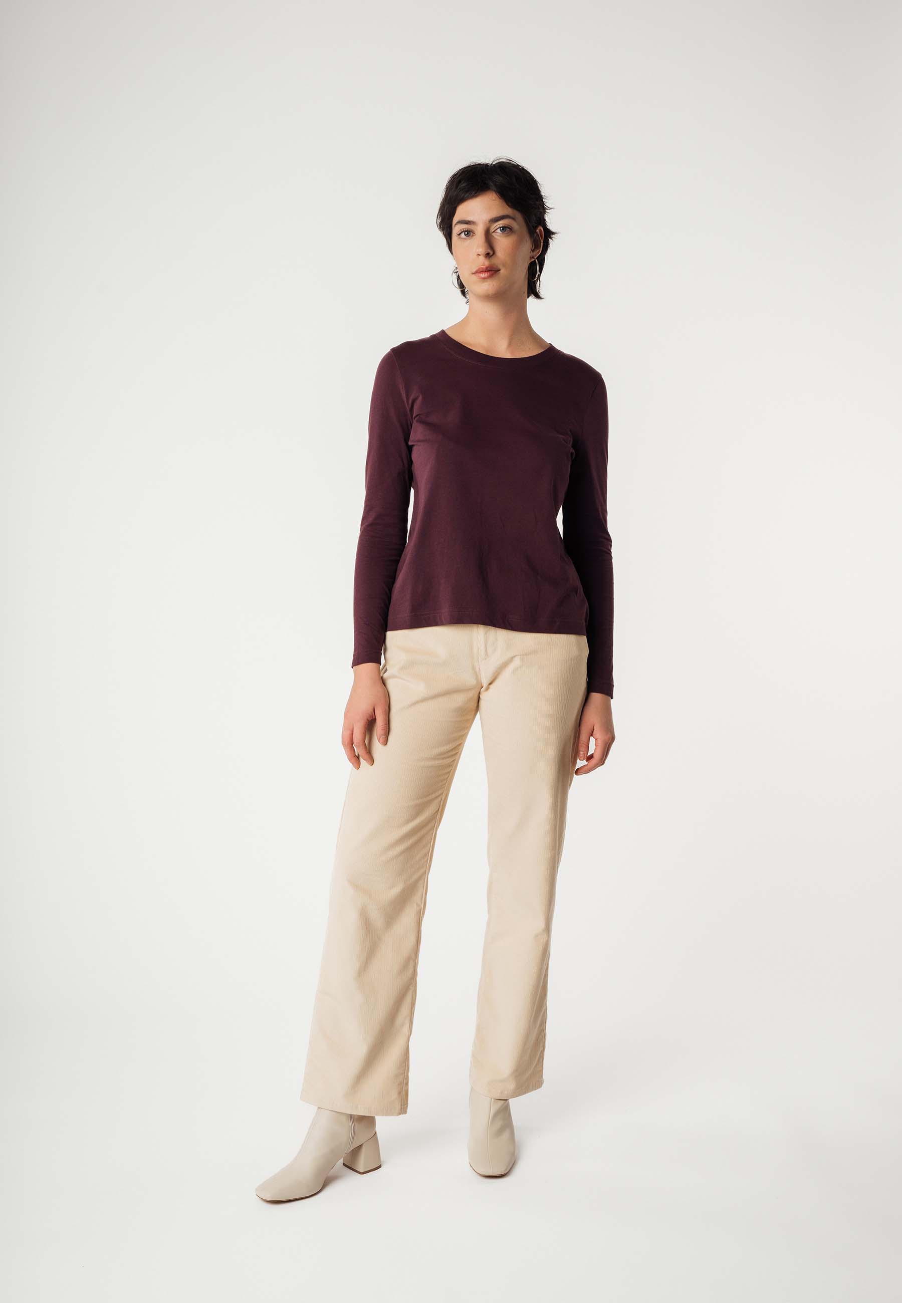 Basic Langarmshirt REENA