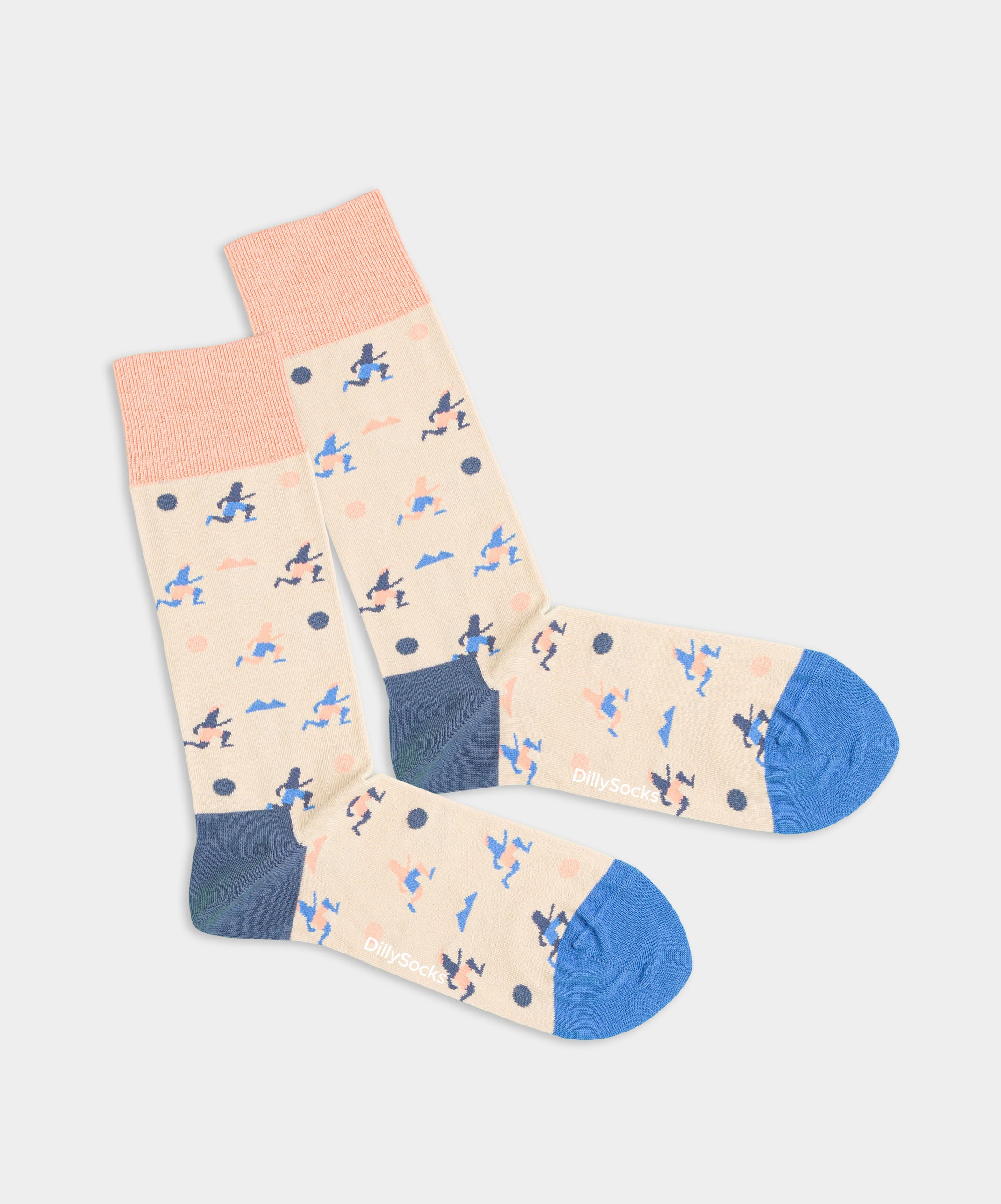 Day Runner – Bunte Socken mit Sport Motiv