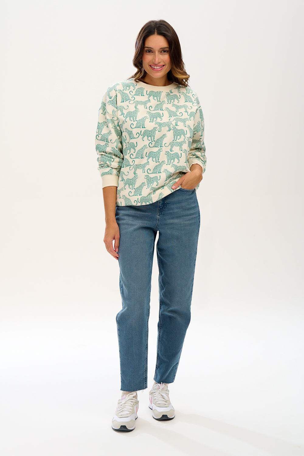 Locker geschnittenes Sweatshirt Eadie
