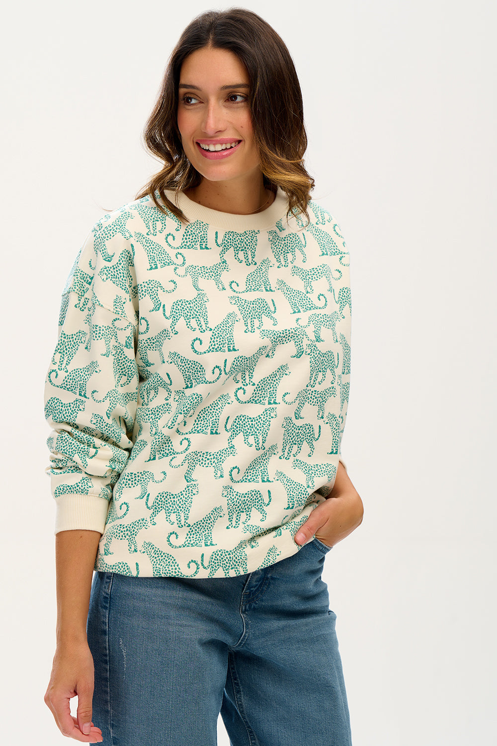 Locker geschnittenes Sweatshirt Eadie
