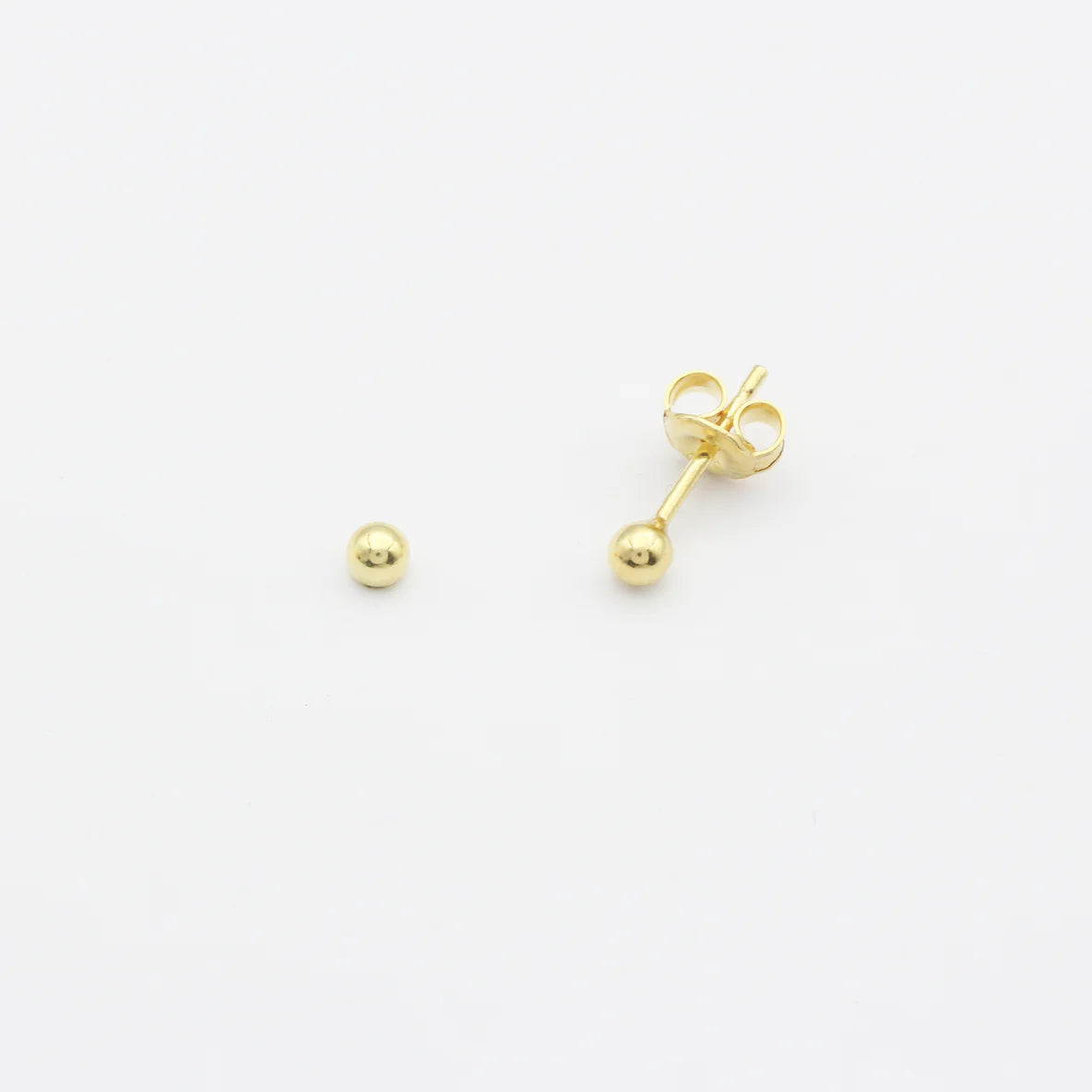 Stecker "Tiny Dot" vergoldet