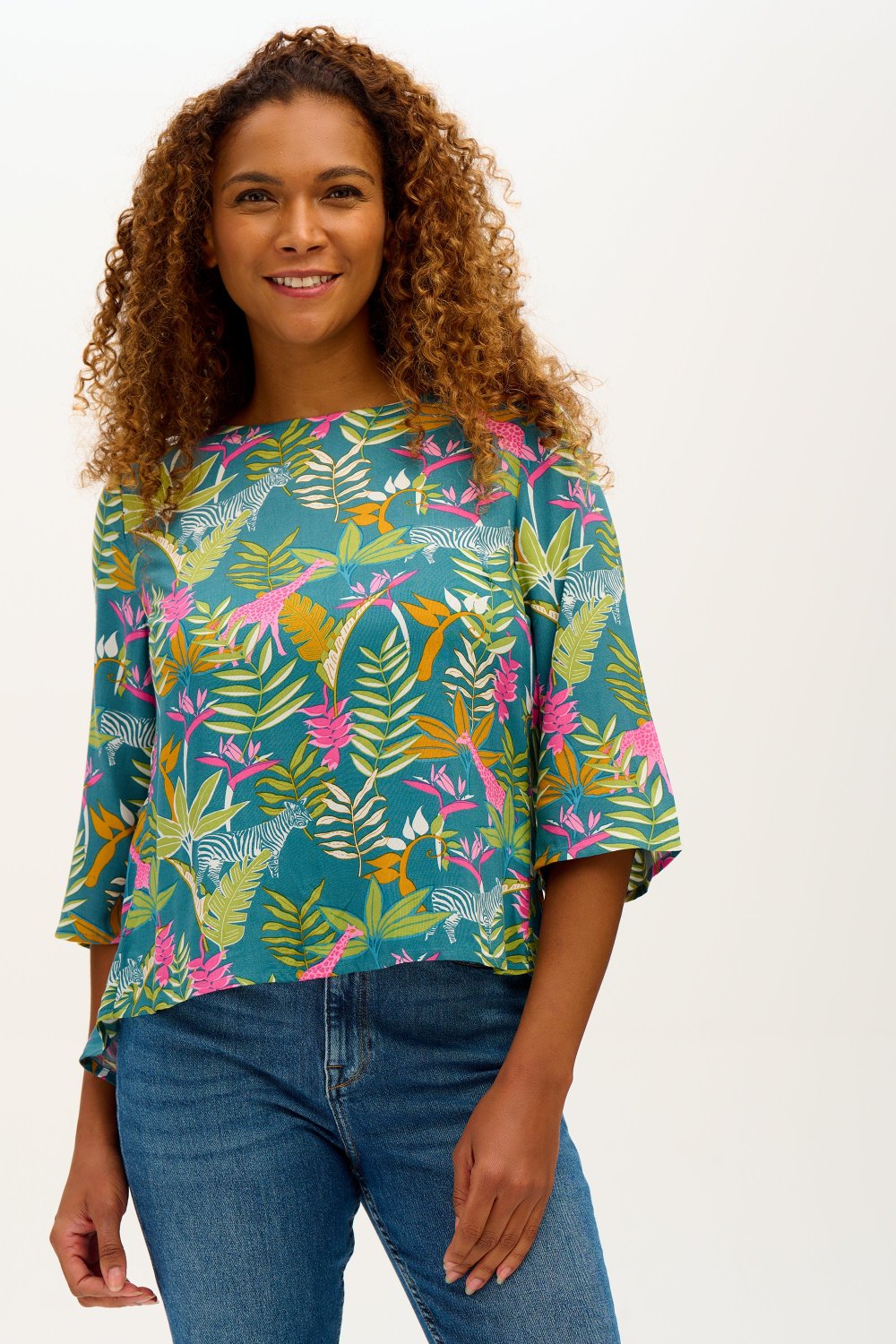 Top Lexi mit Dschungel-Motiv