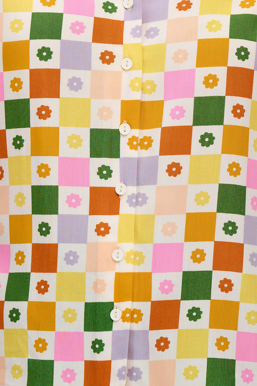 Lockere Kurzarm-Bluse Viola
