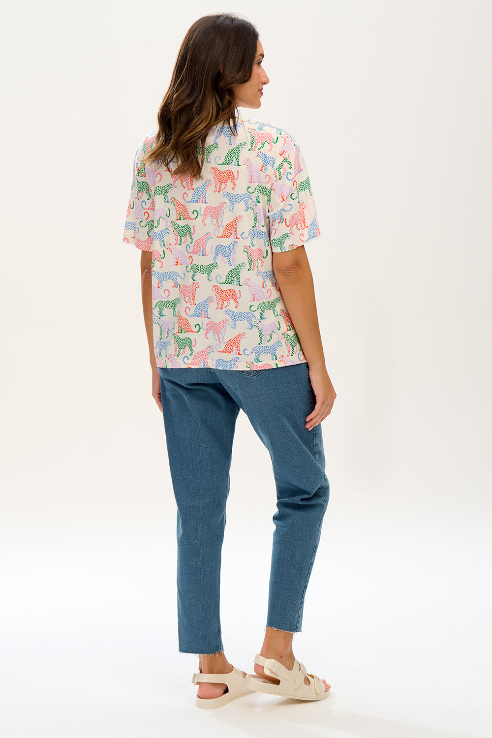 Locker geschnittenes T-Shirt Kinsley