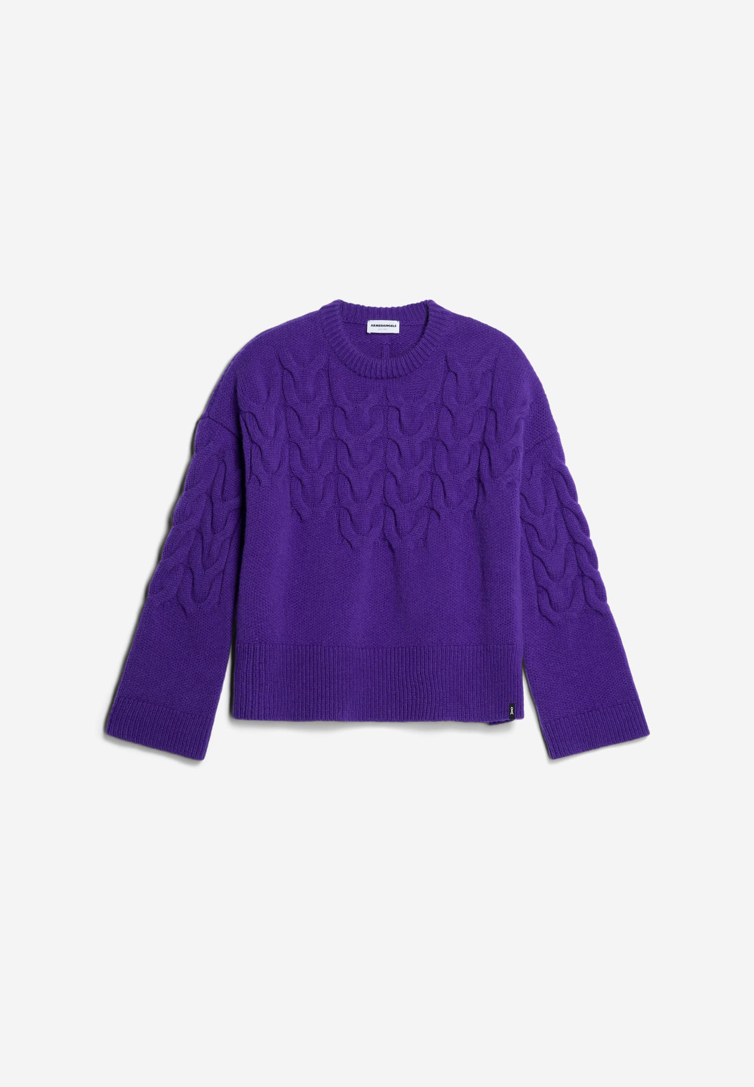 BRUNAA CABLE Pullover Oversized Fit aus Woll-Mix