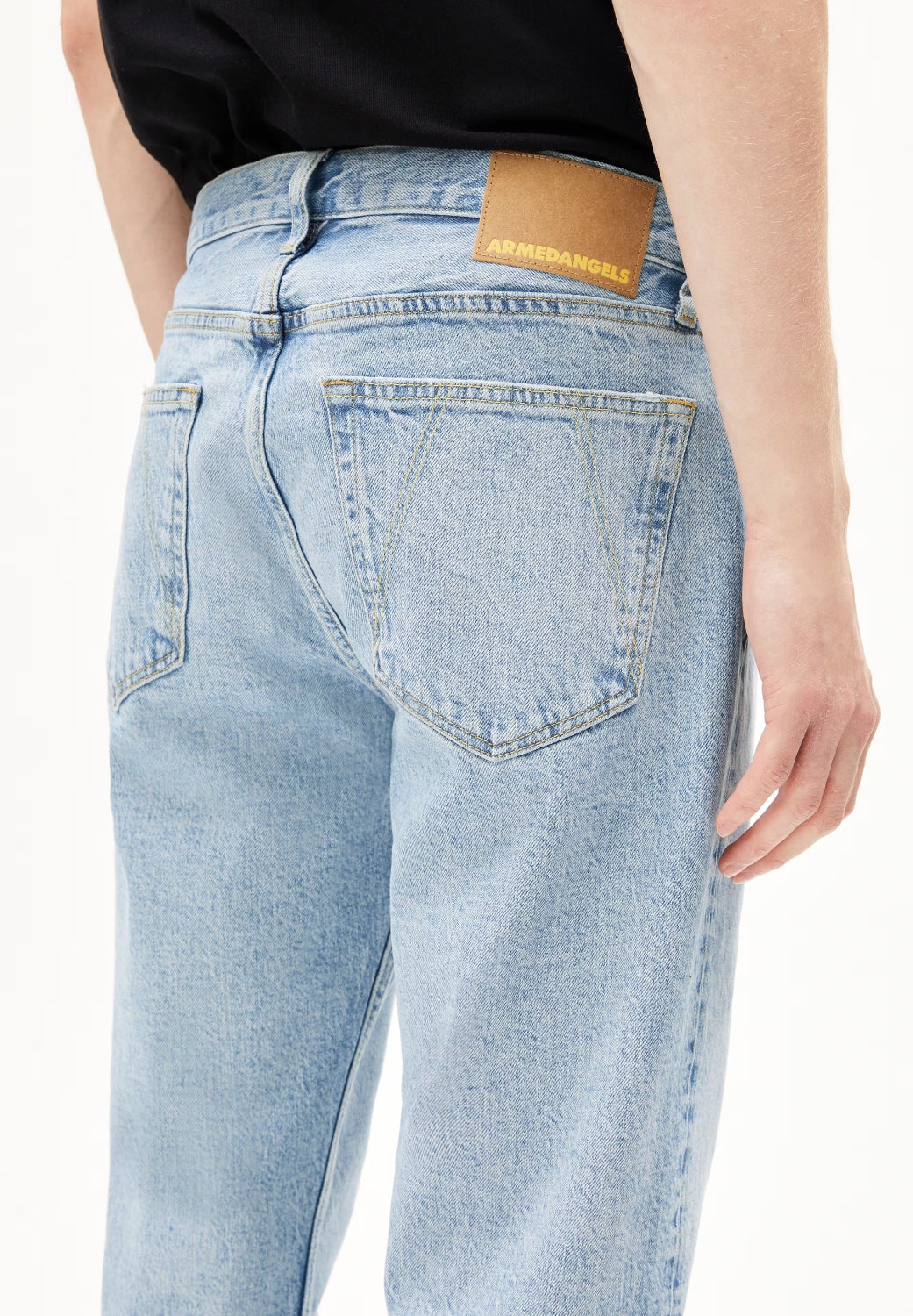 DYLAANO IN SINOPE – JEANS STRAIGHT LEG MID WAIST BIO-BAUMWOLL MIX NON-STRETCH