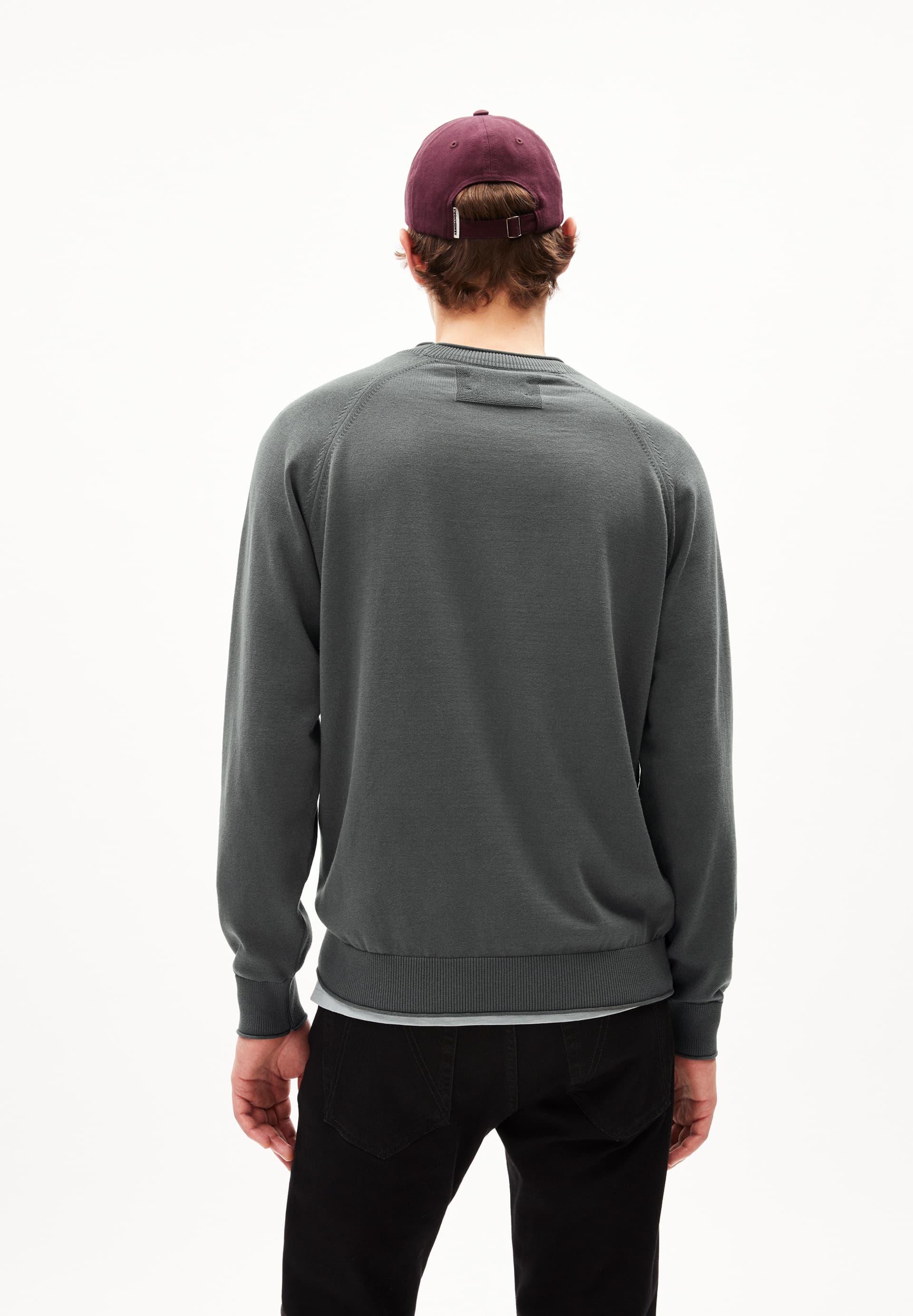 JAAIRO IN SPACE STEEL – Vielseitiger Pullover Regular Fit aus Bio-Baumwolle