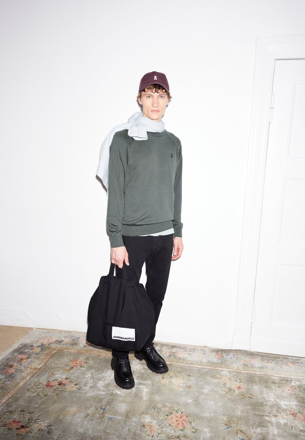 JAAIRO IN SPACE STEEL – Vielseitiger Pullover Regular Fit aus Bio-Baumwolle
