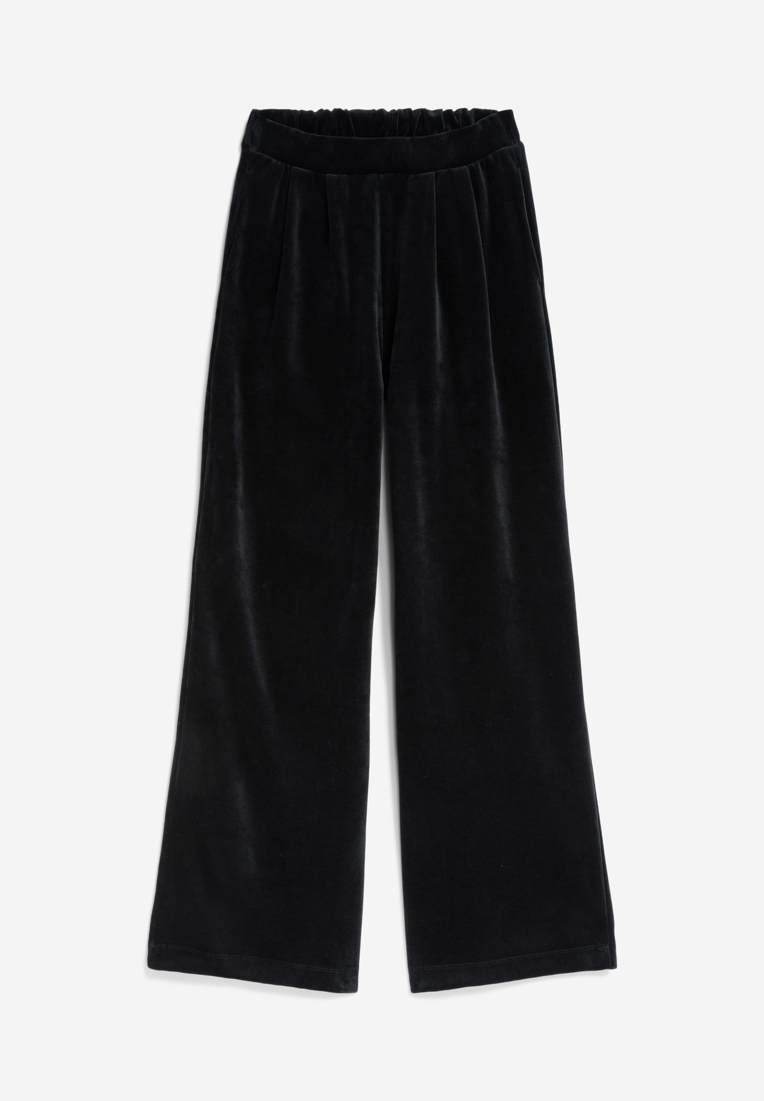 JUANAA VELVET – JERSEYHOSE AUS BIO-BAUMWOLLE IN SCHWARZ