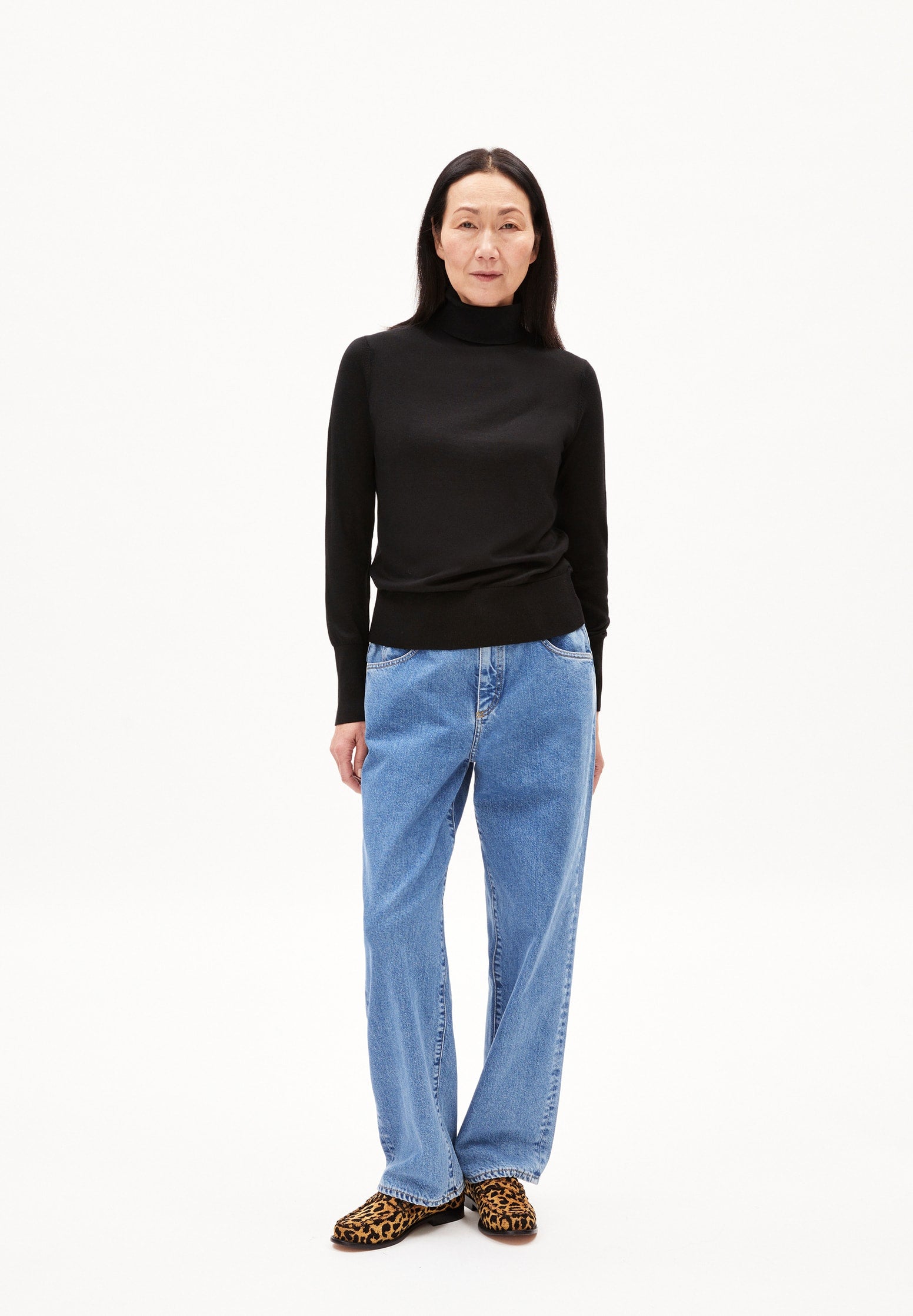 KAATHIA Strick Pullover Slim Fit aus TENCEL™ Lyocell Mix