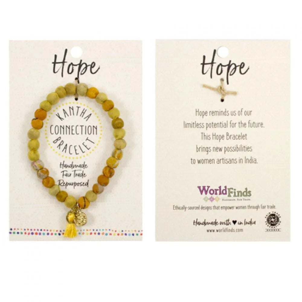 Kantha Bracelet – Hope